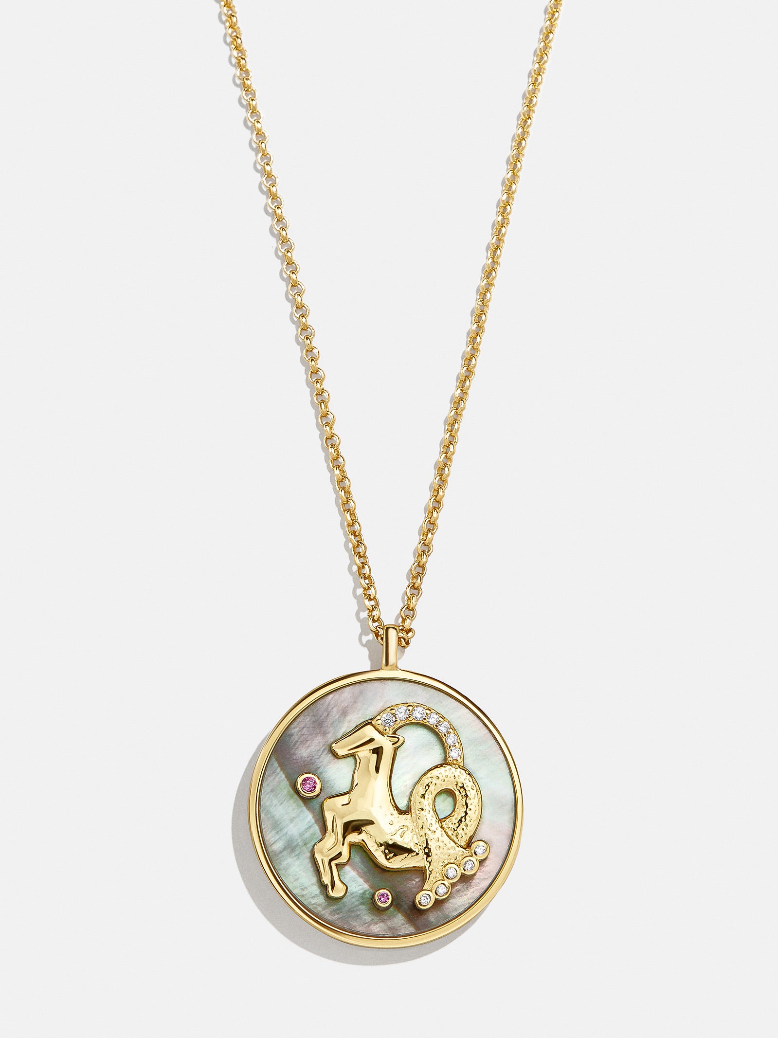 Zodiac 18K Gold Medallion Necklace - Image 40