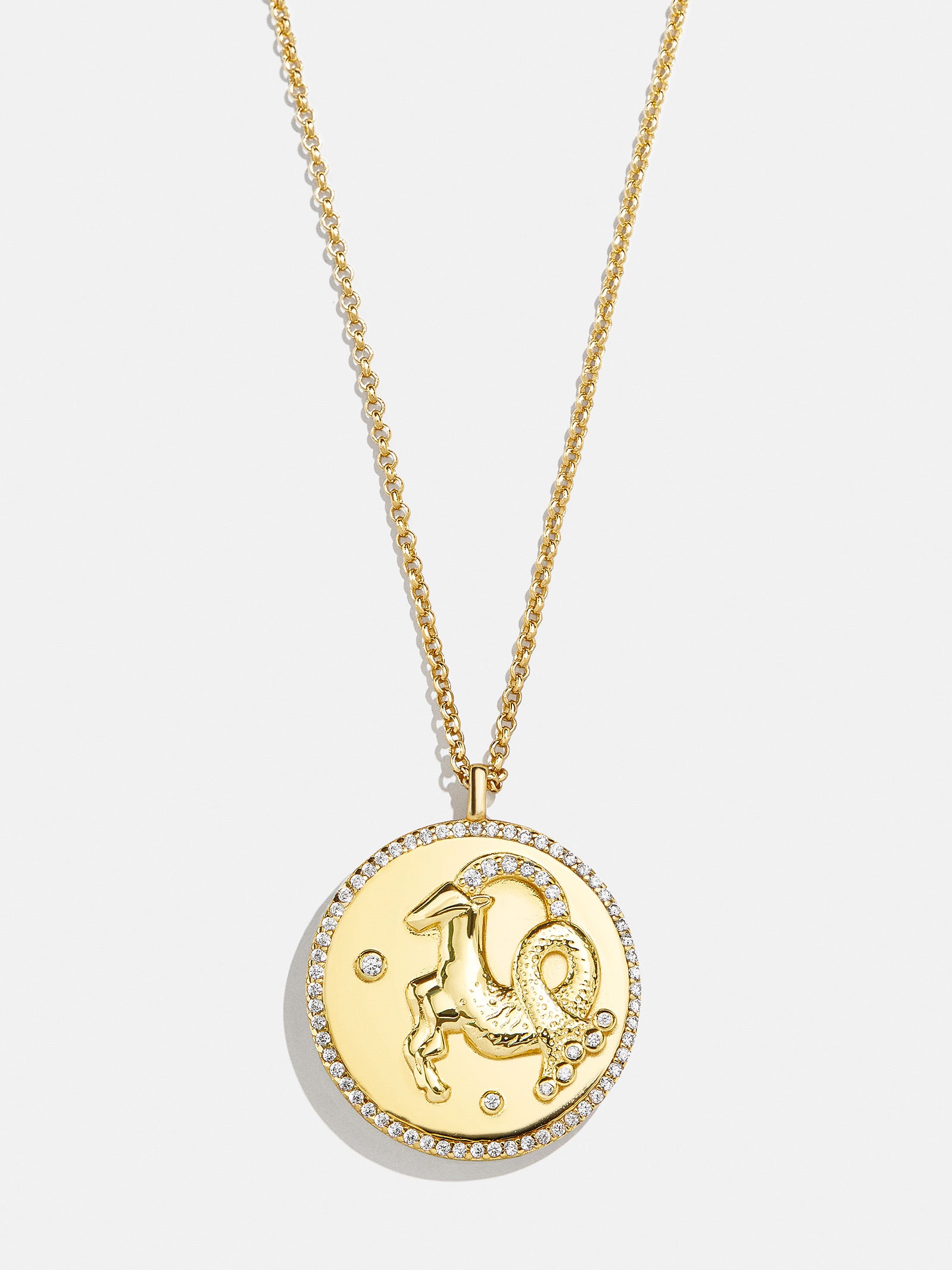 Zodiac 18K Gold Medallion Necklace - Image 41