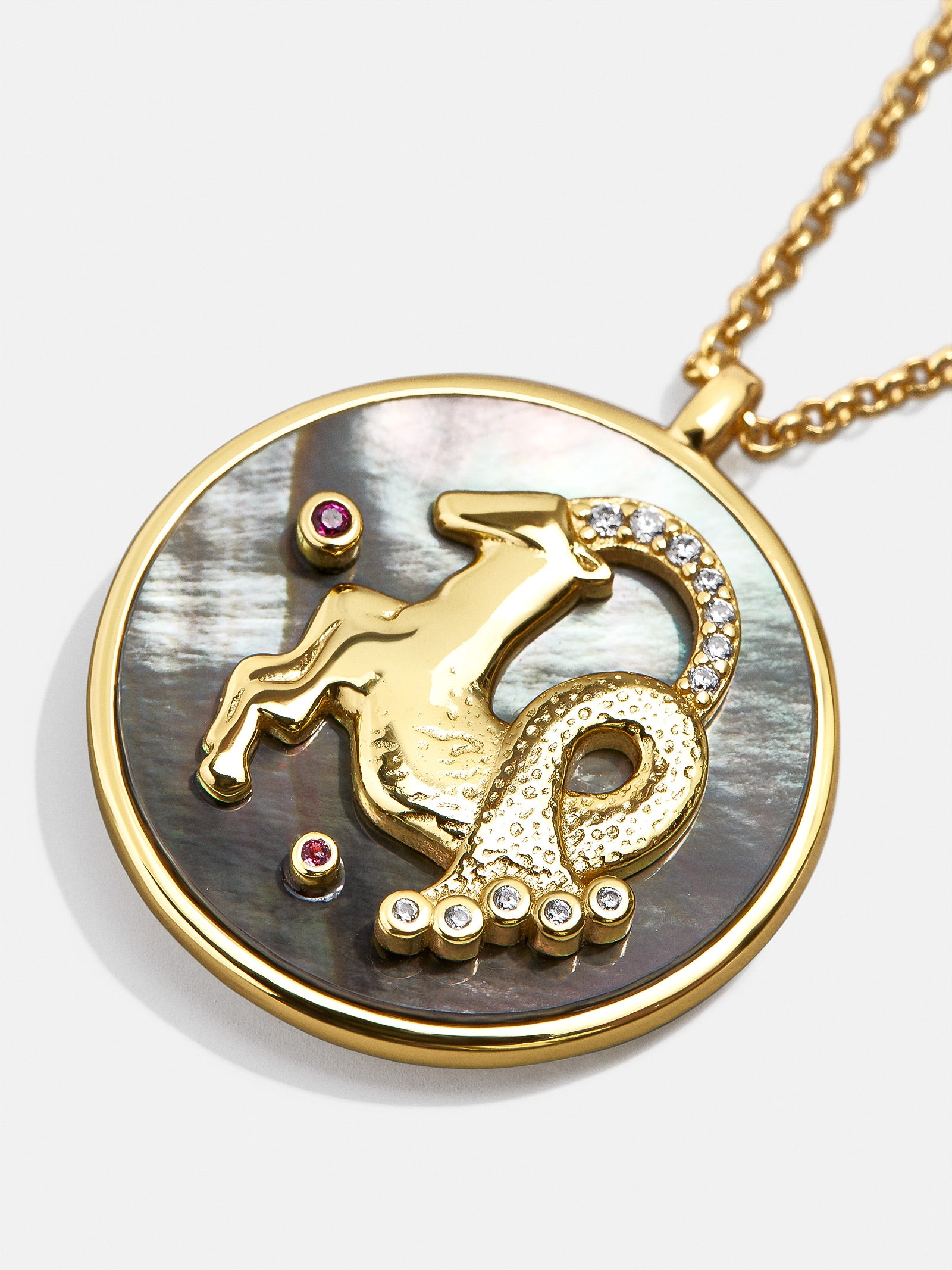 Zodiac 18K Gold Medallion Necklace - Image 42