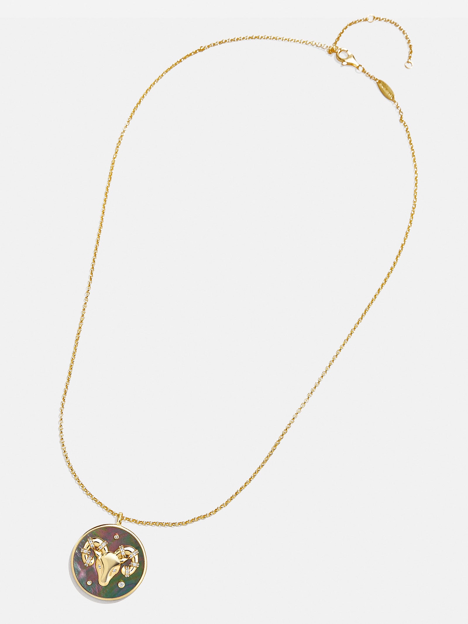Zodiac 18K Gold Medallion Necklace - Image 6