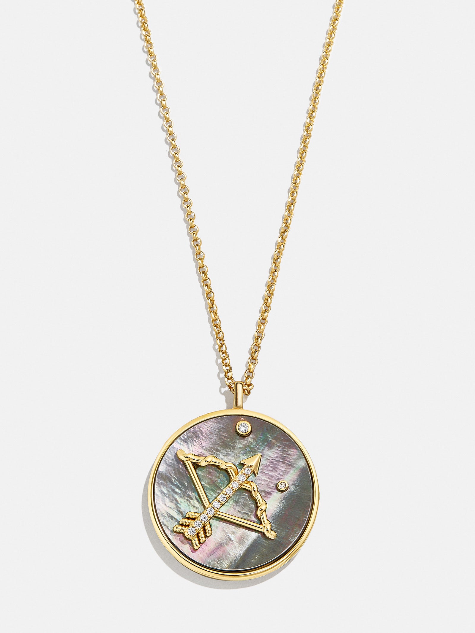 Zodiac 18K Gold Medallion Necklace - Image 36