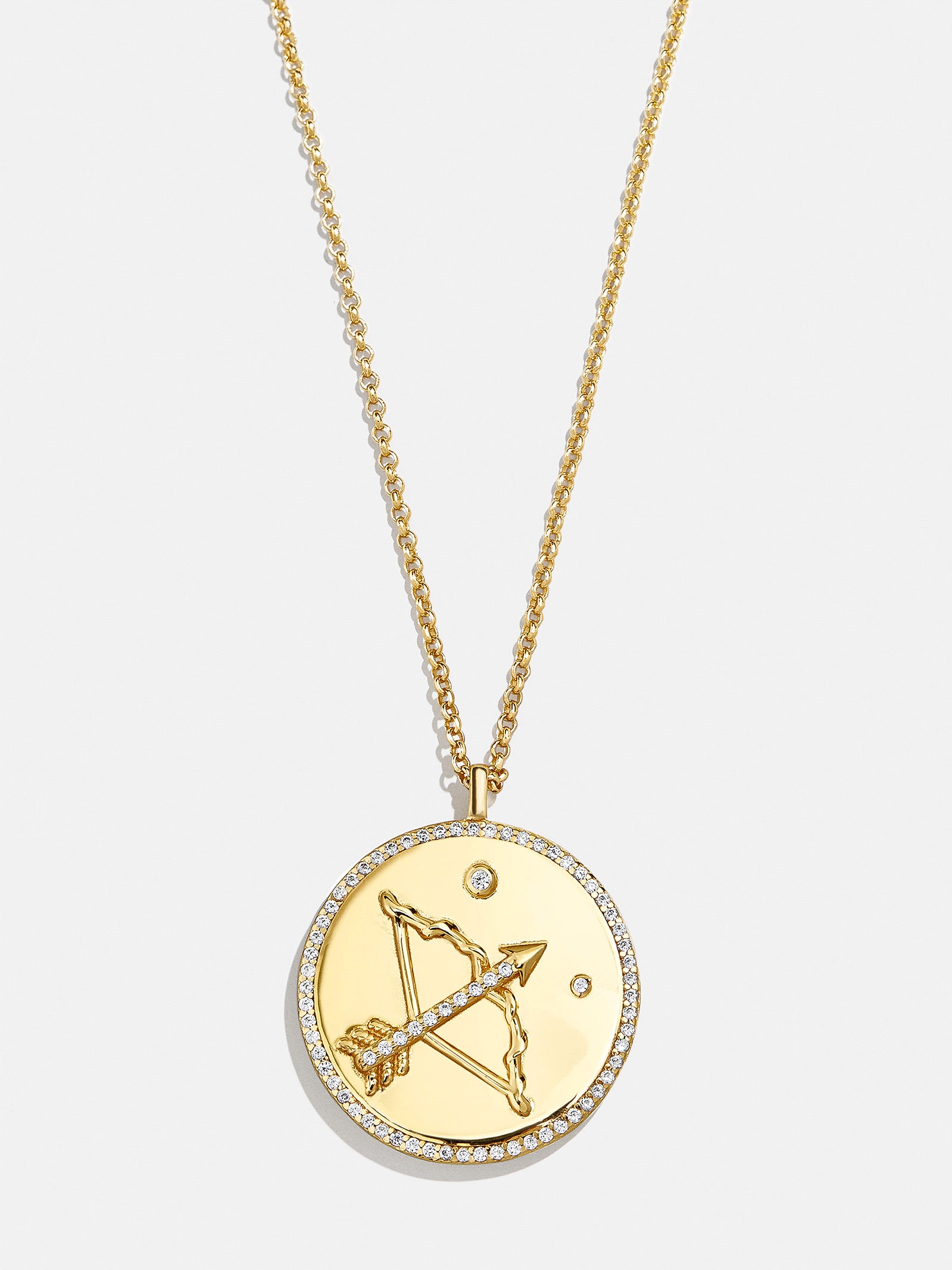 Zodiac 18K Gold Medallion Necklace - Image 37