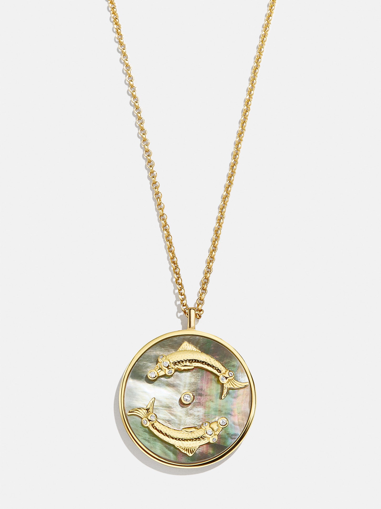 Zodiac 18K Gold Medallion Necklace - Image 48