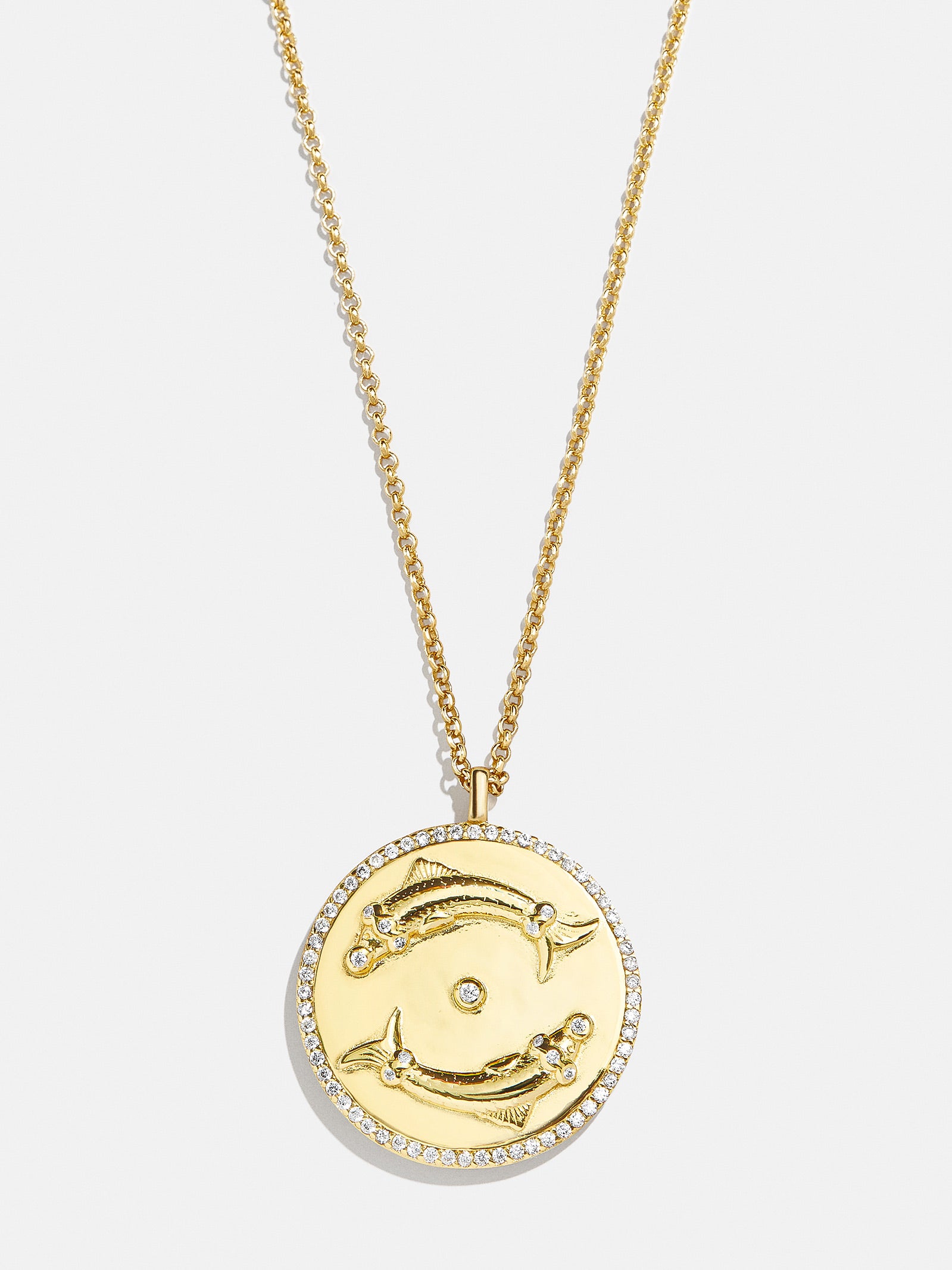 Zodiac 18K Gold Medallion Necklace - Image 49