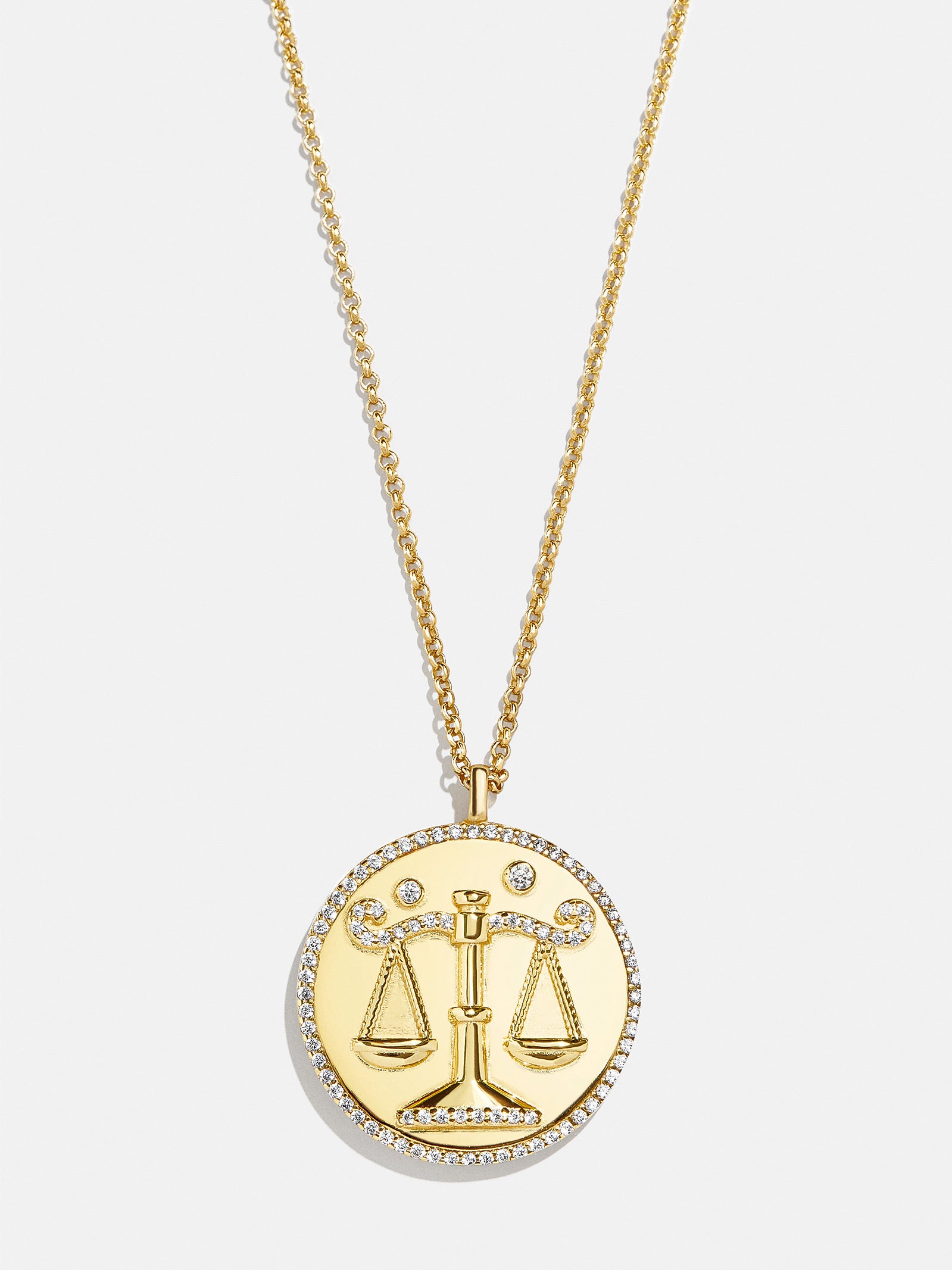 Zodiac 18K Gold Medallion Necklace - Image 29