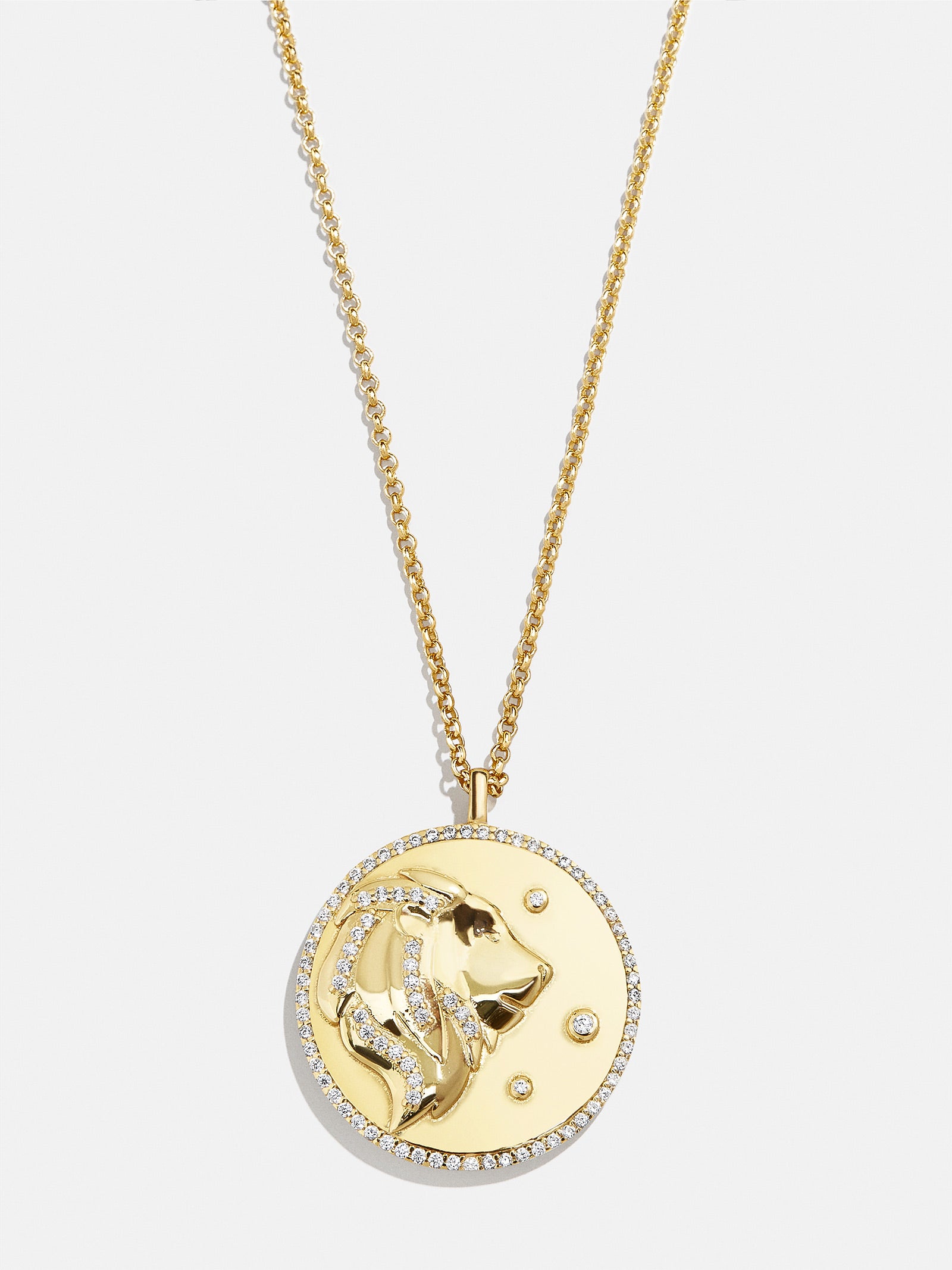 Zodiac 18K Gold Medallion Necklace - Image 21