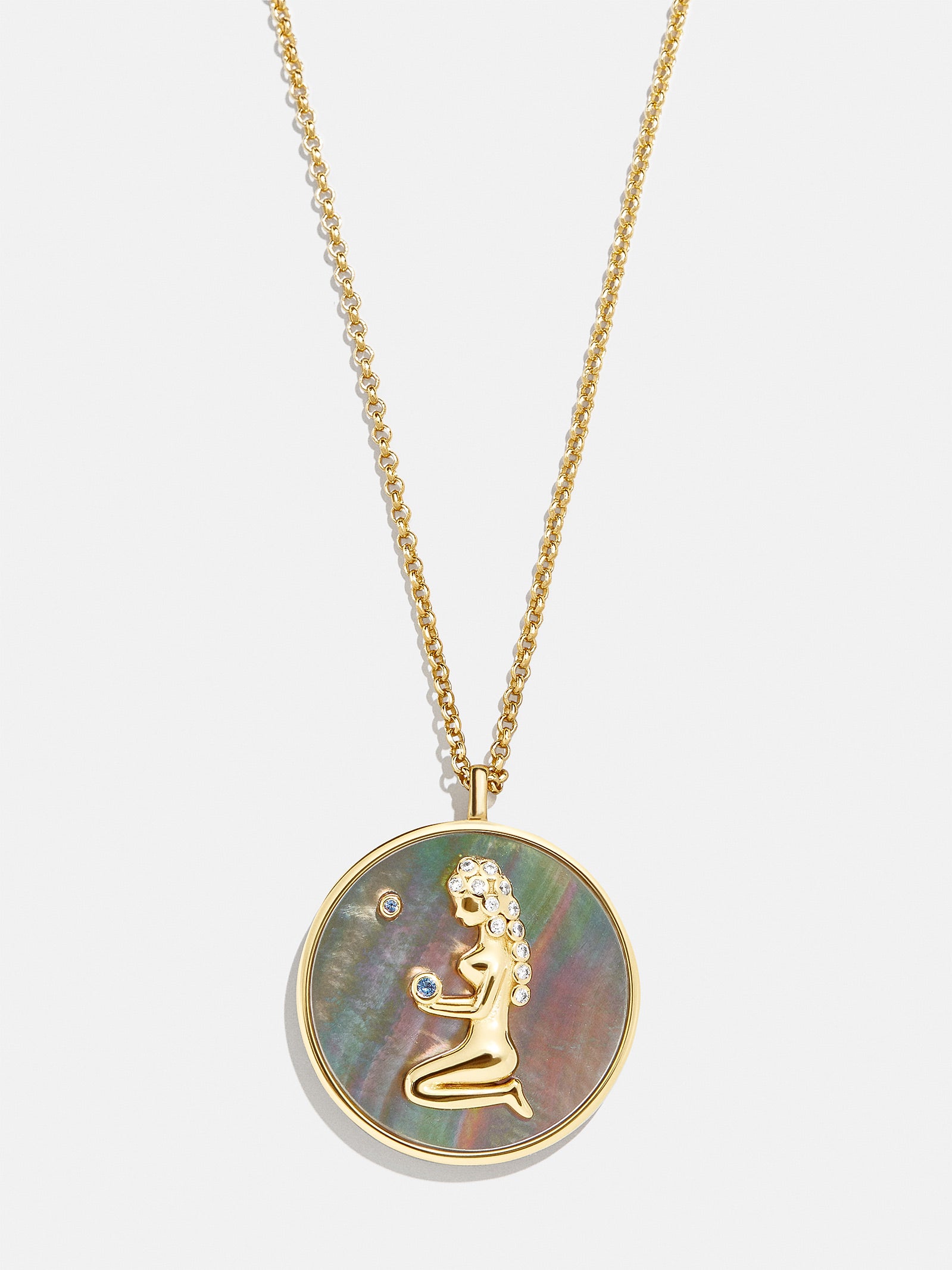 Zodiac 18K Gold Medallion Necklace - Image 24