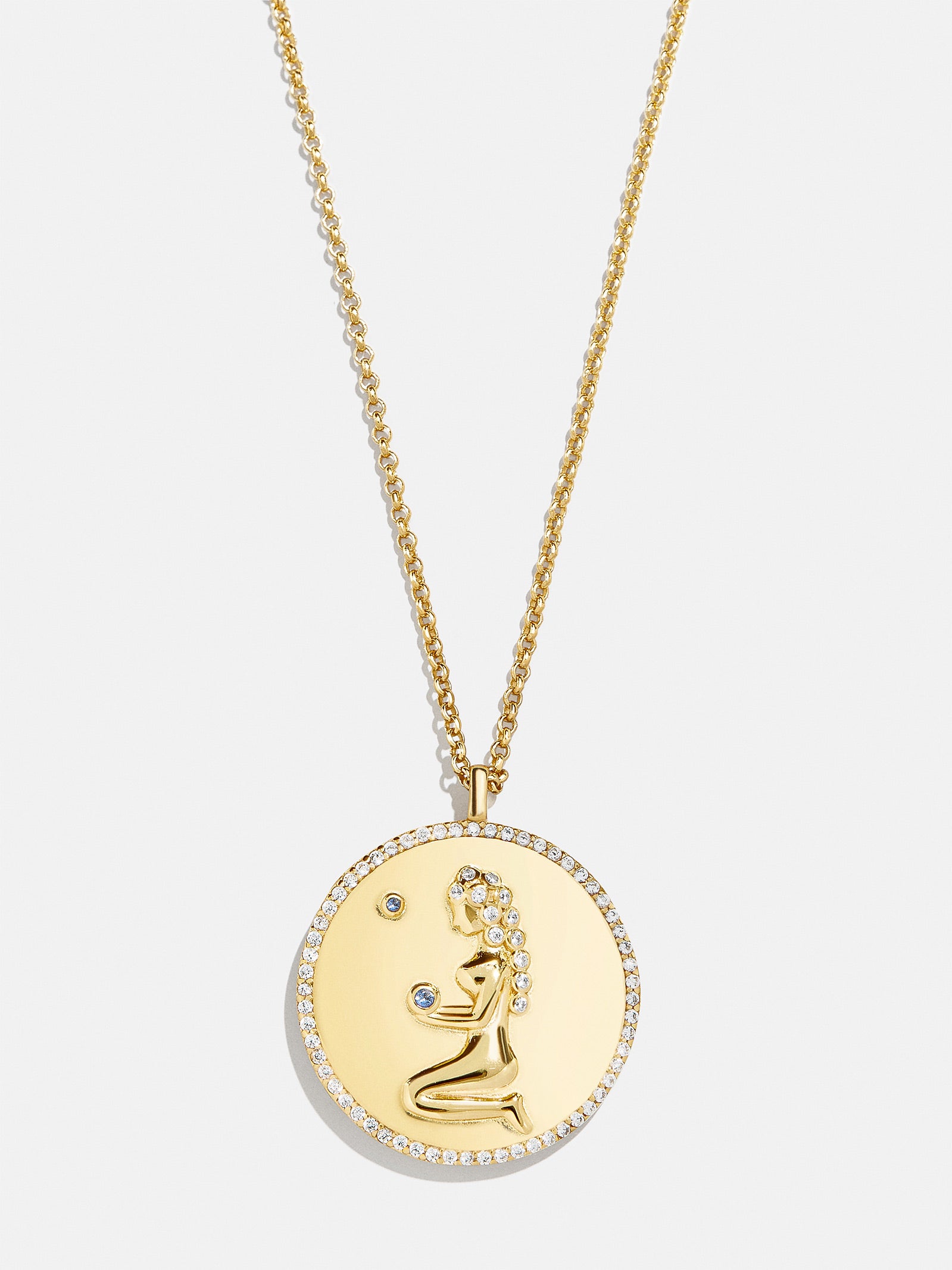 Zodiac 18K Gold Medallion Necklace - Image 25
