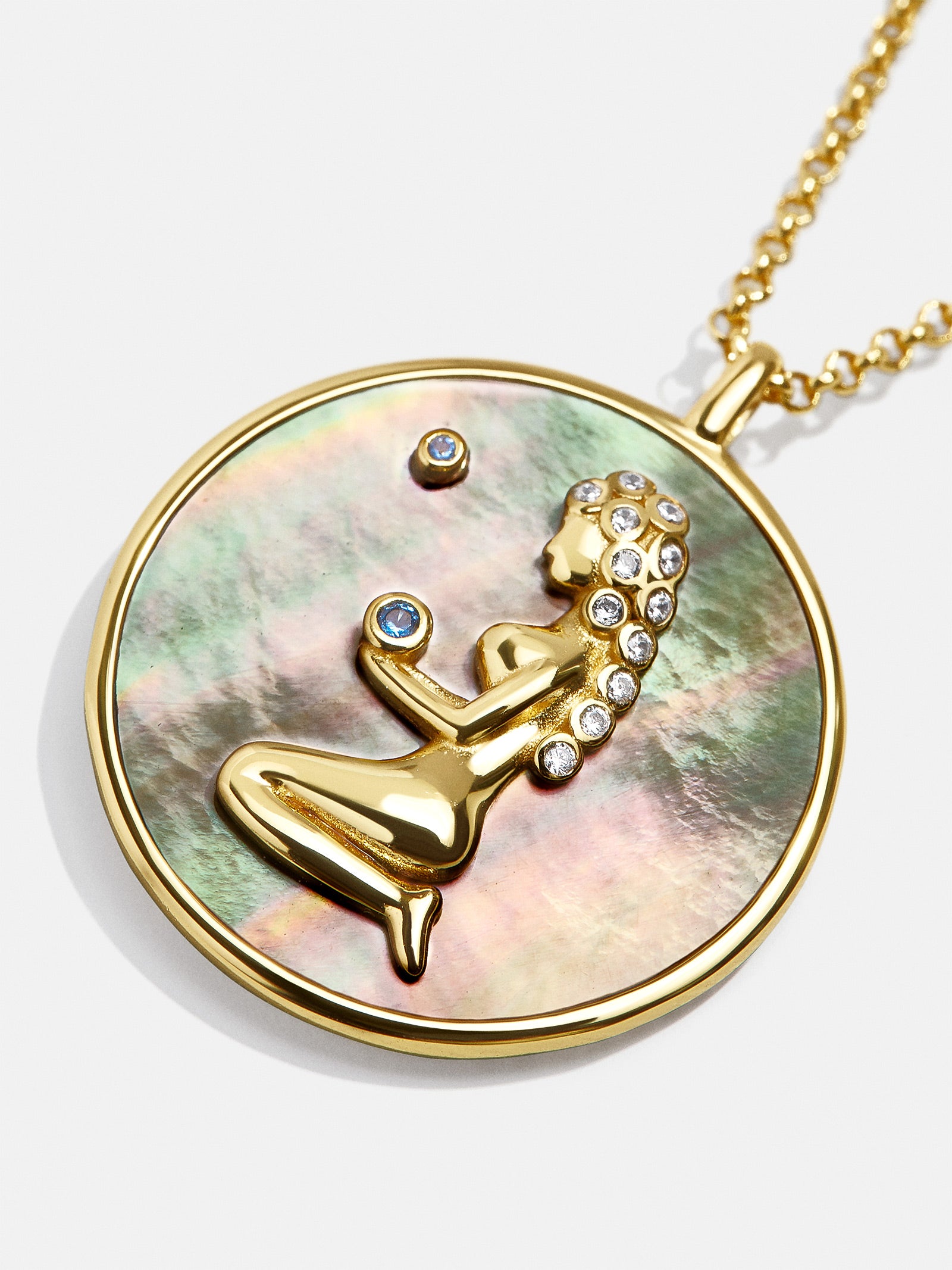 Zodiac 18K Gold Medallion Necklace - Image 26