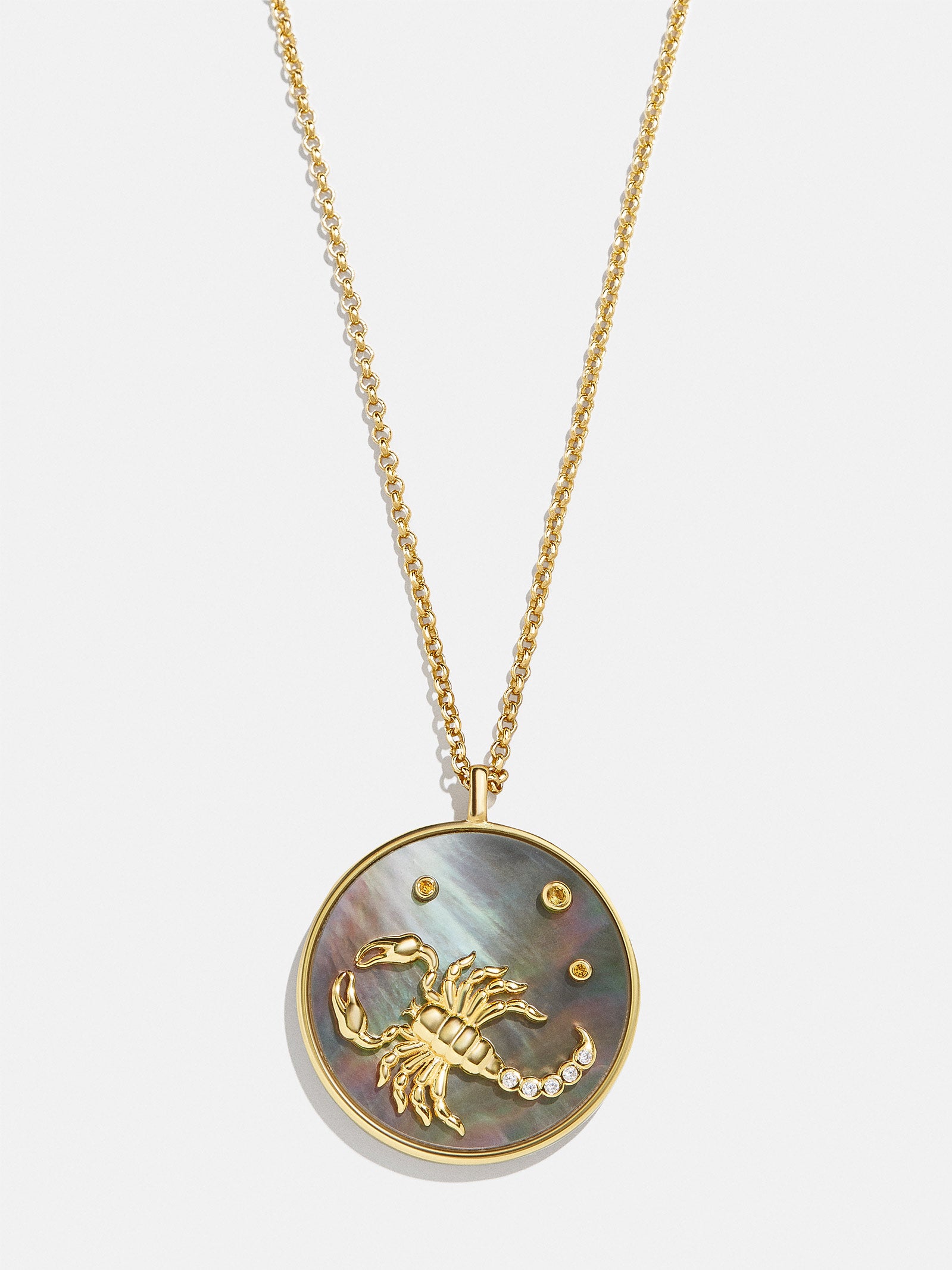 Zodiac 18K Gold Medallion Necklace - Image 32