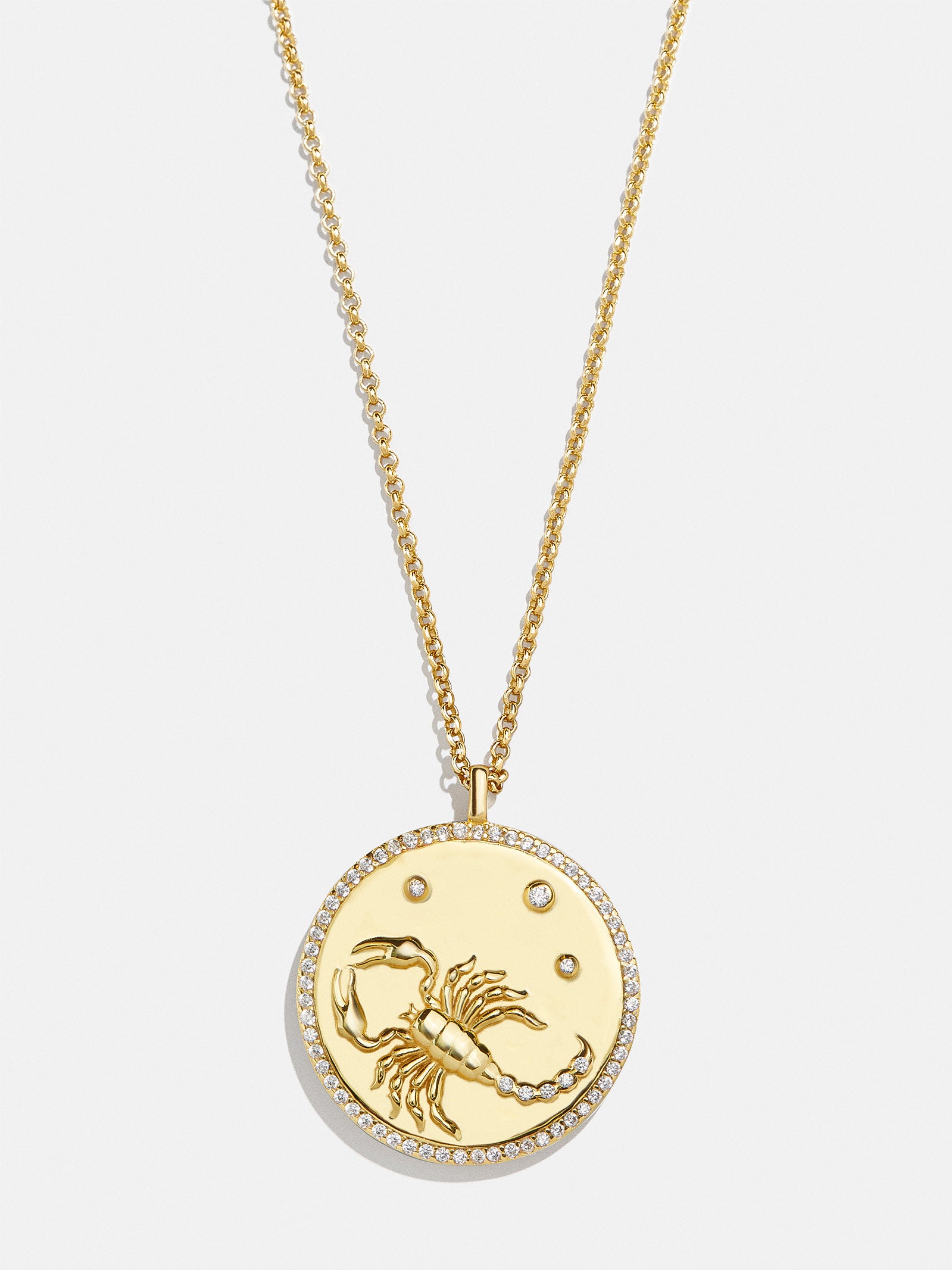 Zodiac 18K Gold Medallion Necklace - Image 33