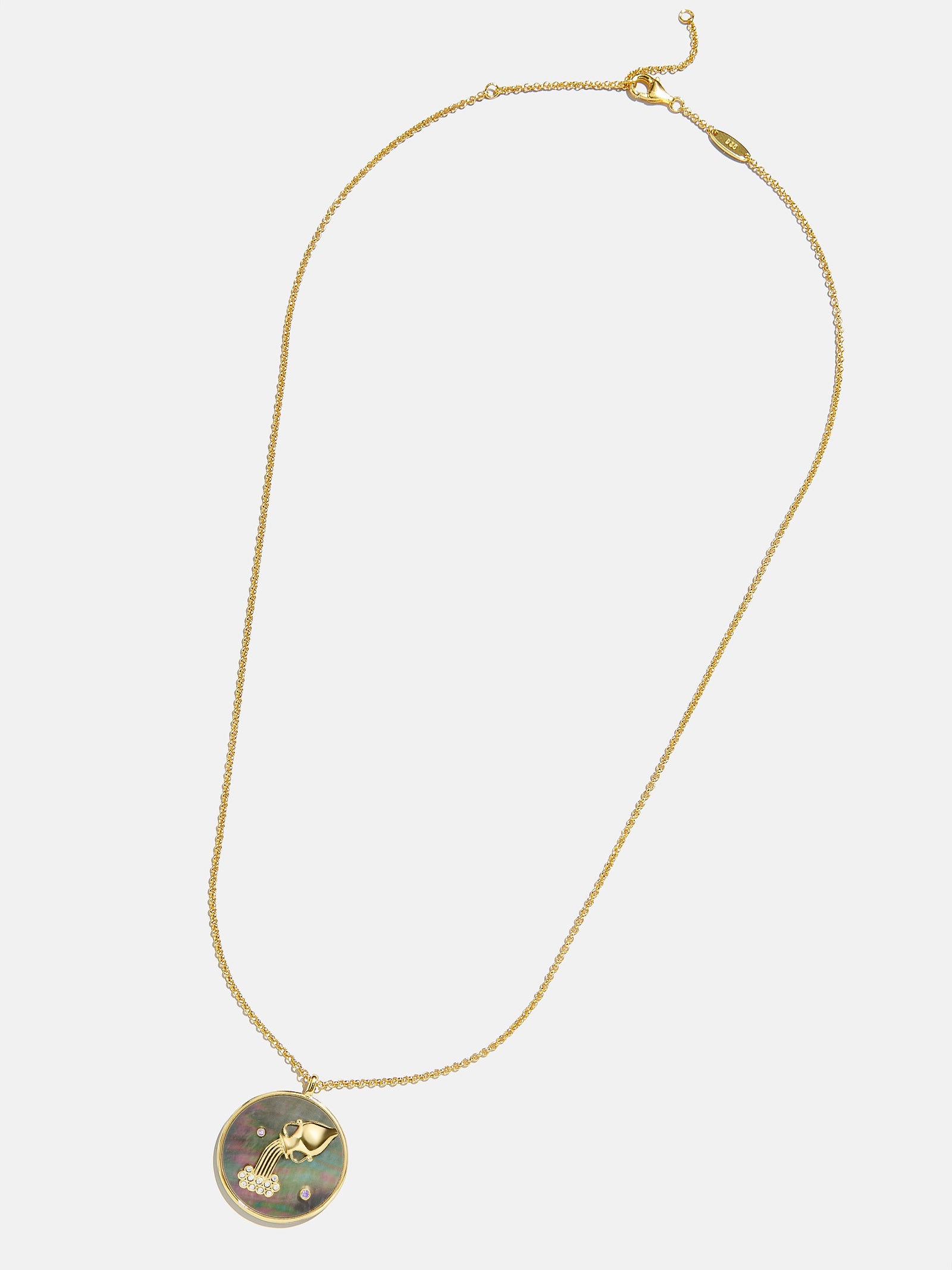Zodiac 18K Gold Medallion Necklace - Image 47