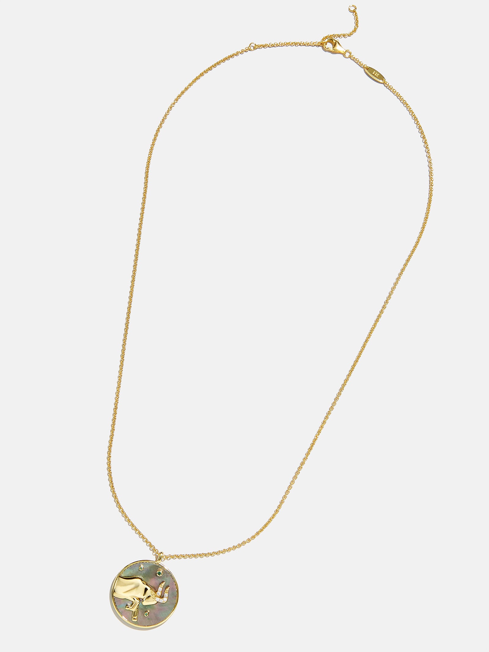Zodiac 18K Gold Medallion Necklace - Image 11