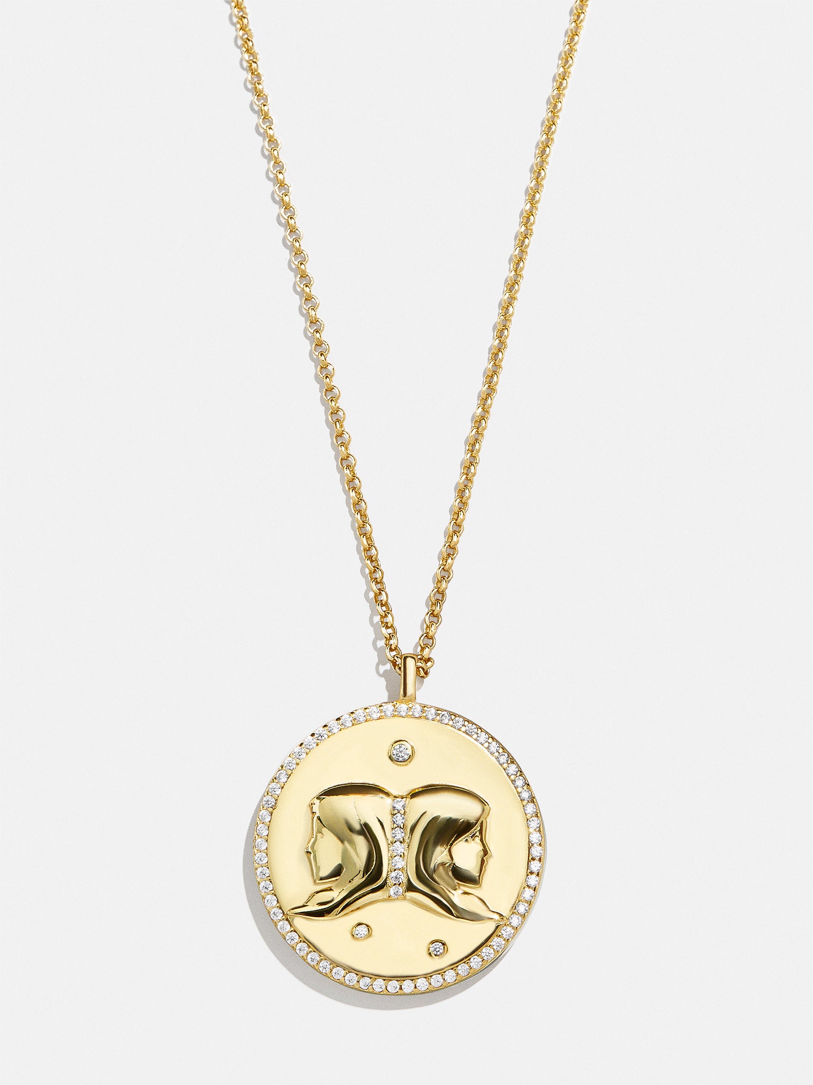 Zodiac 18K Gold Medallion Necklace - Image 13