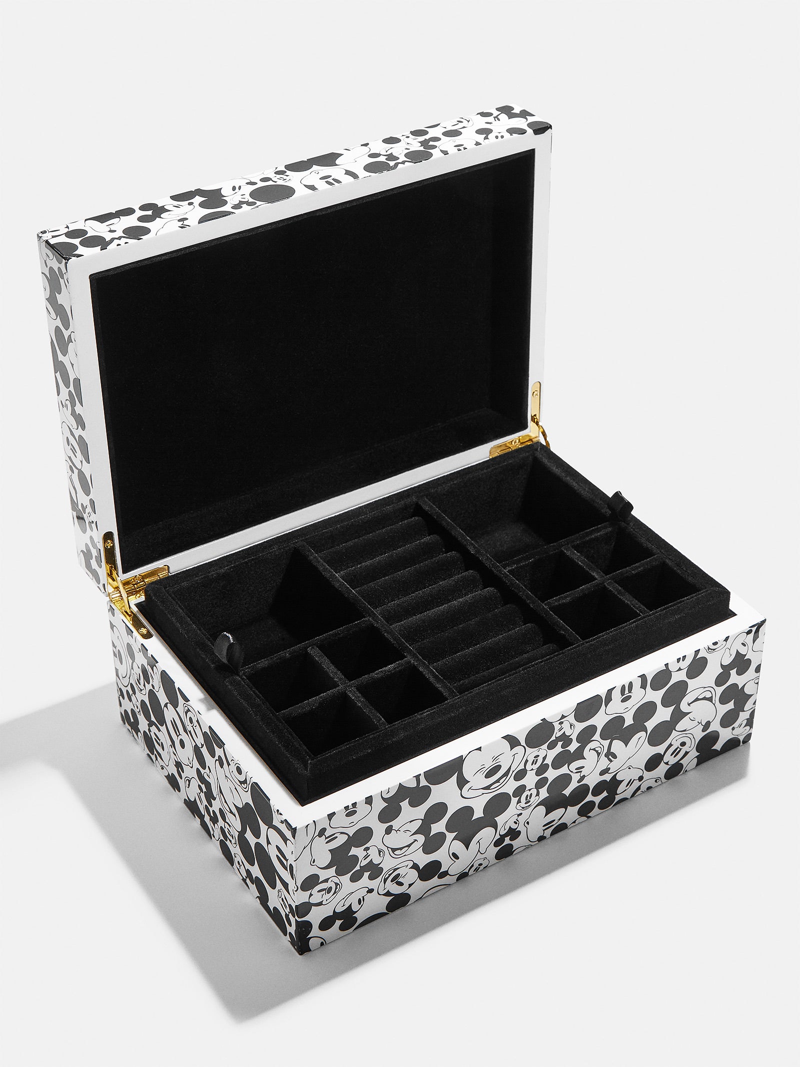 Mickey Mouse Disney Jewelry Lacquer Box - Black/White - Image 4