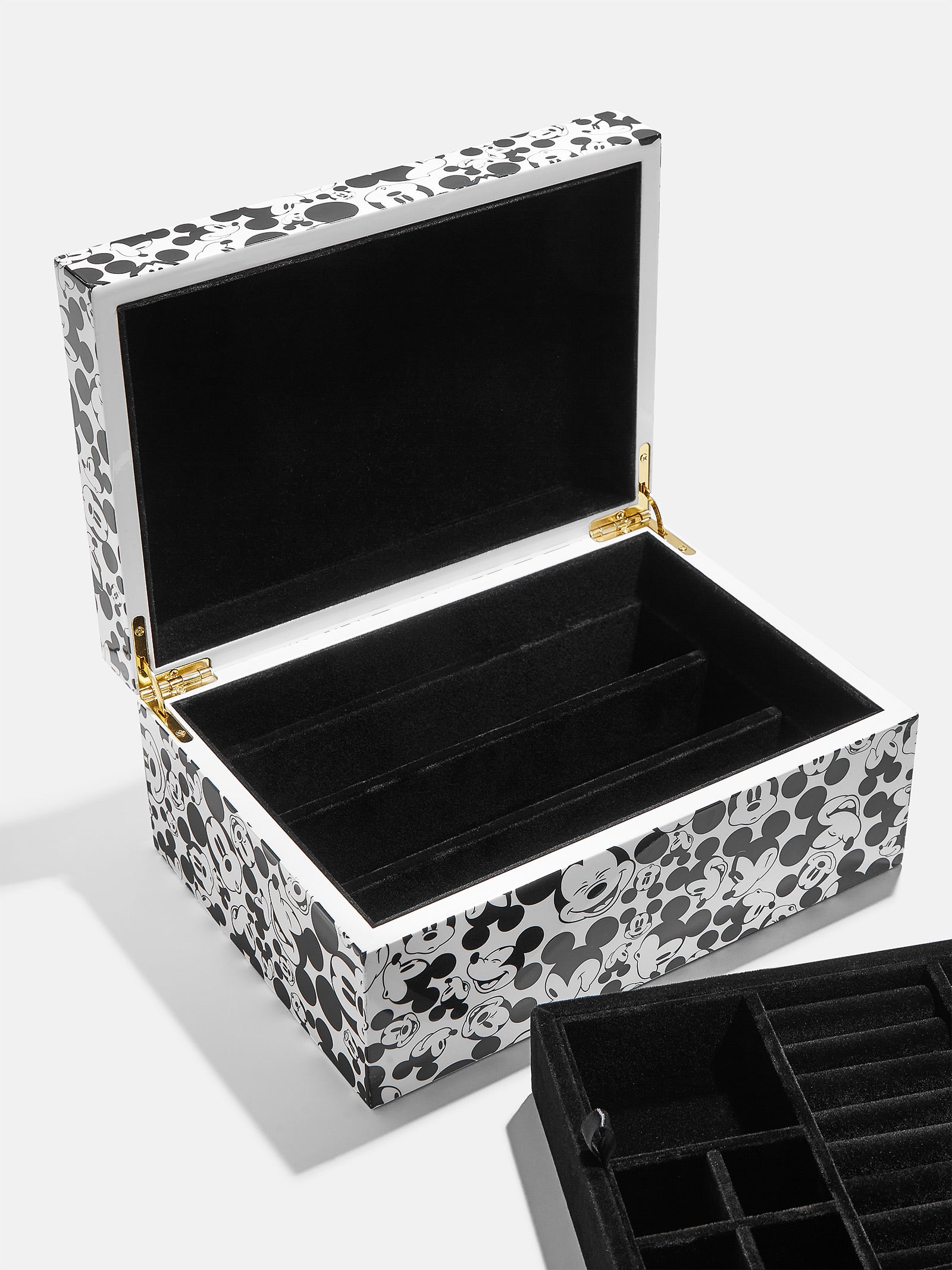 Mickey Mouse Disney Jewelry Lacquer Box - Black/White - Image 5