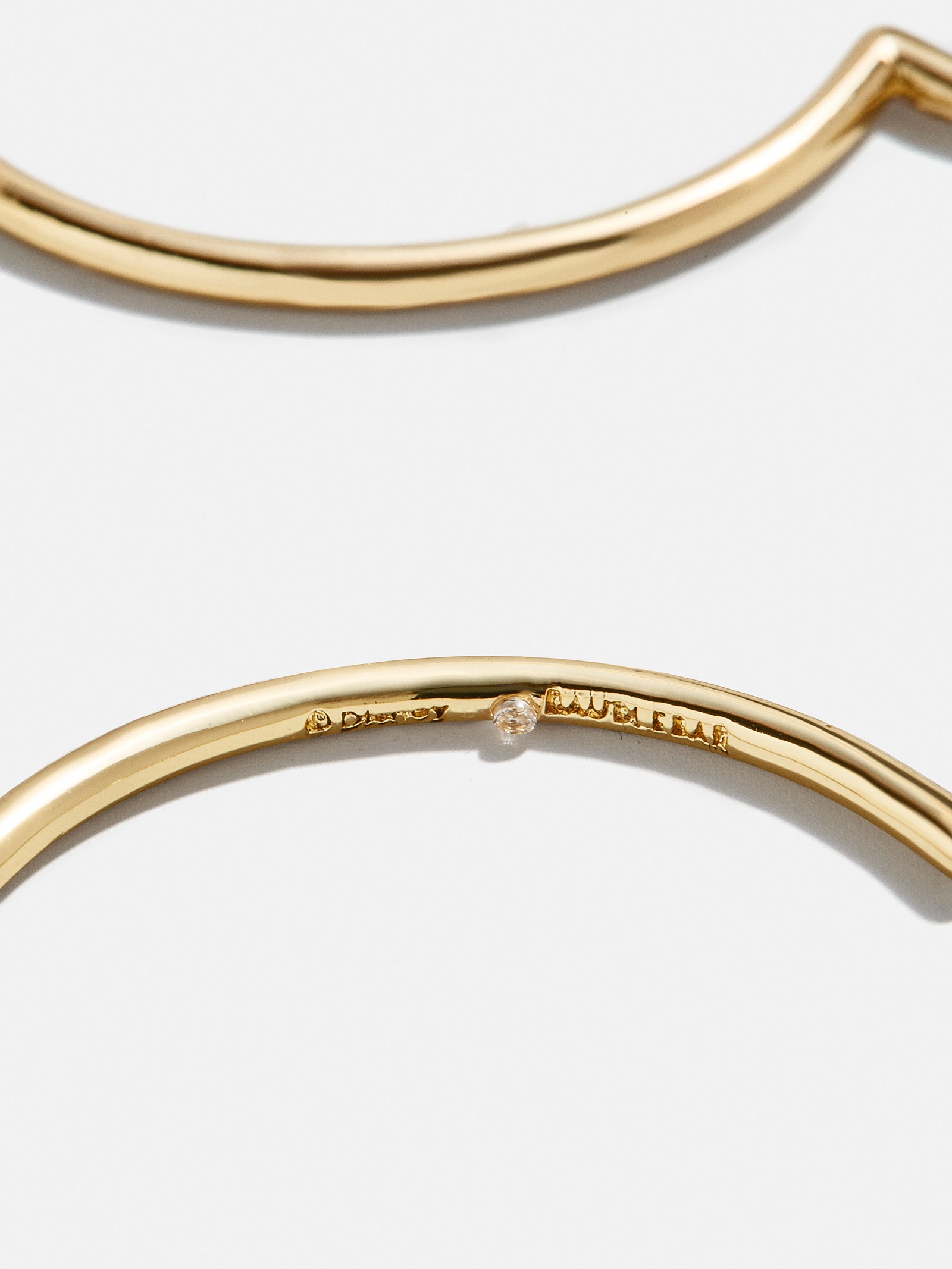 Mickey Mouse Disney Outline Hoop Earrings - Mickey Mouse - Image 3