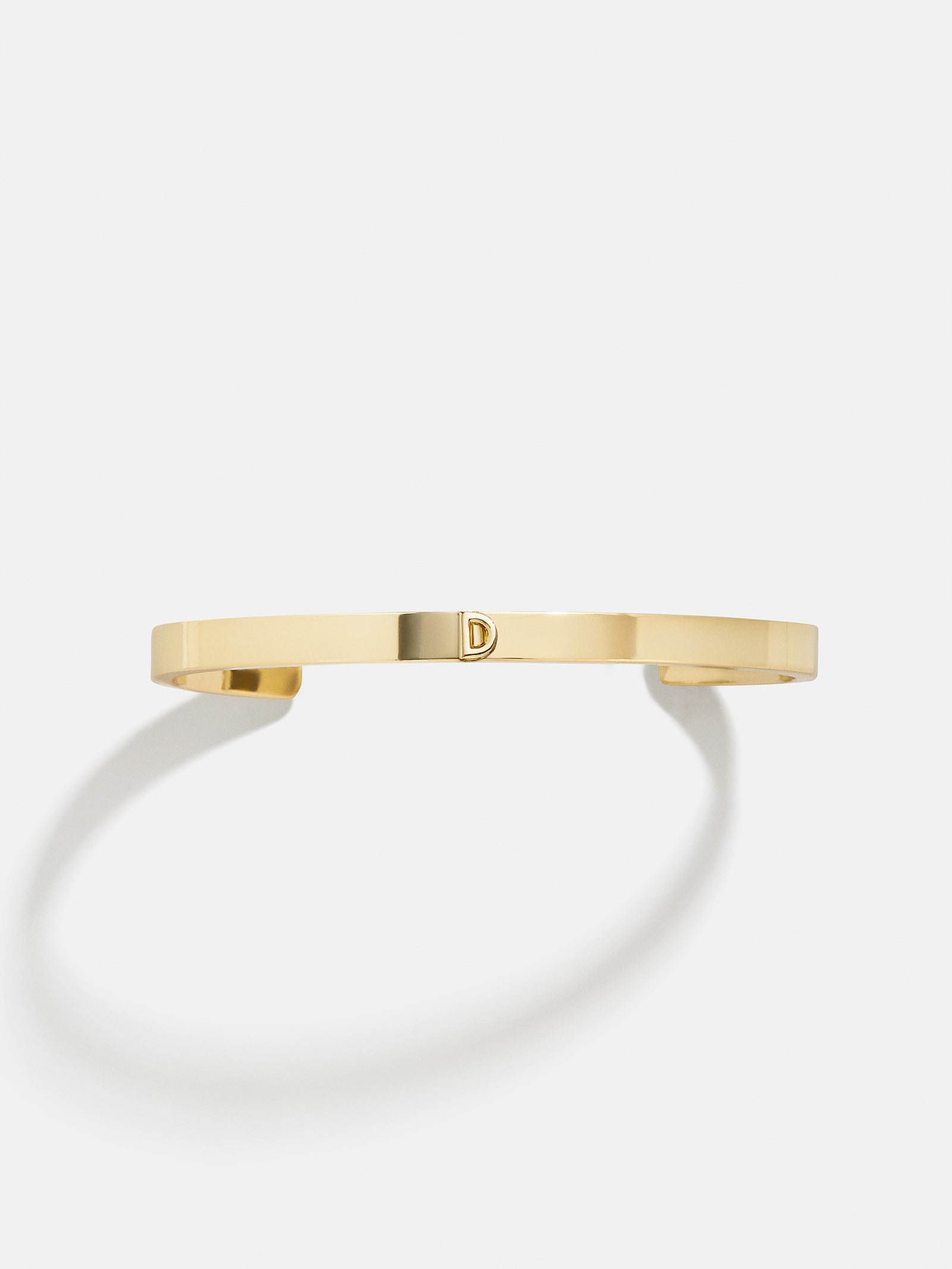 Initial Cuff Bracelet - Gold Letter - Image 6