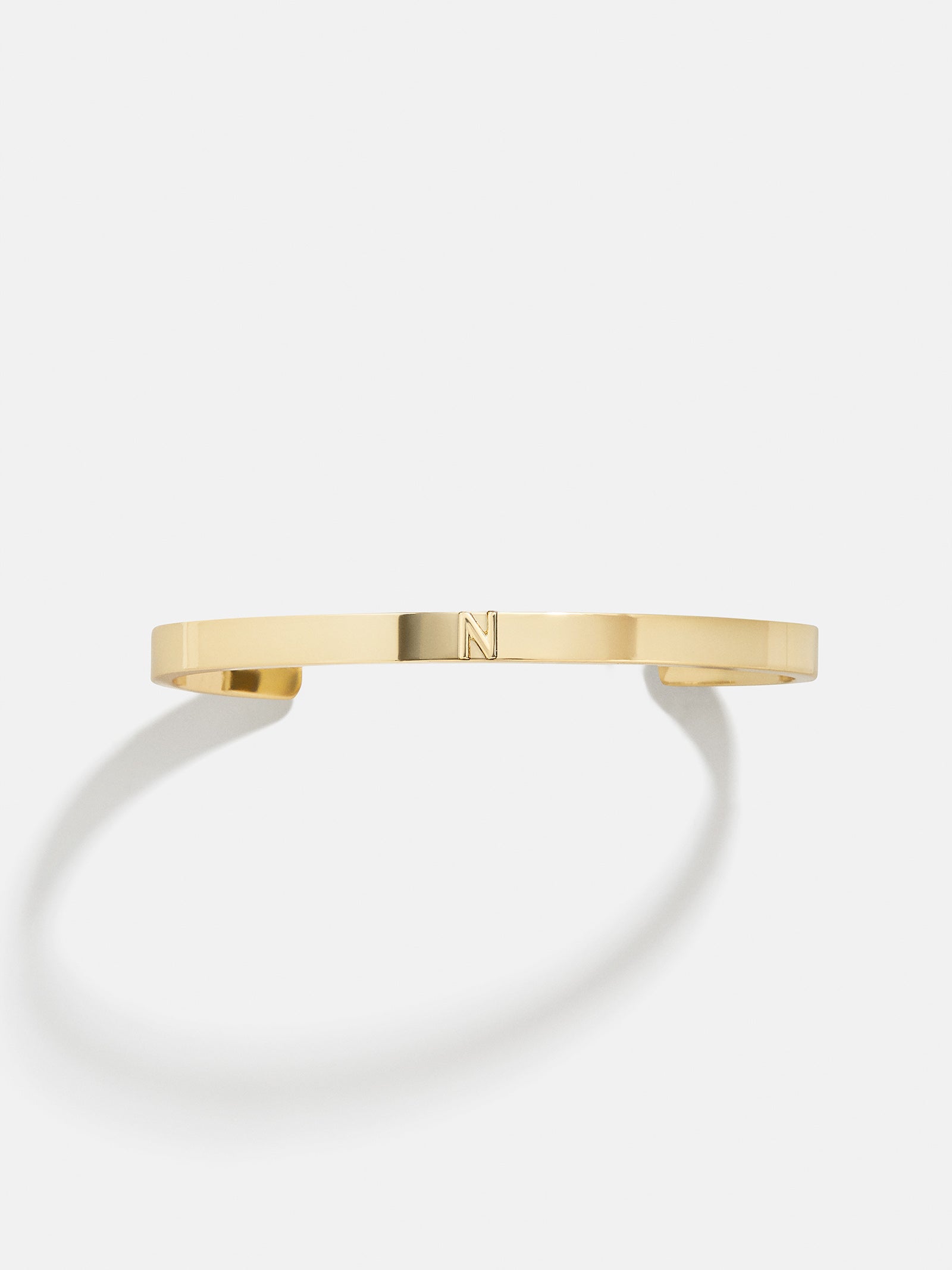 Initial Cuff Bracelet - Gold Letter - Image 16