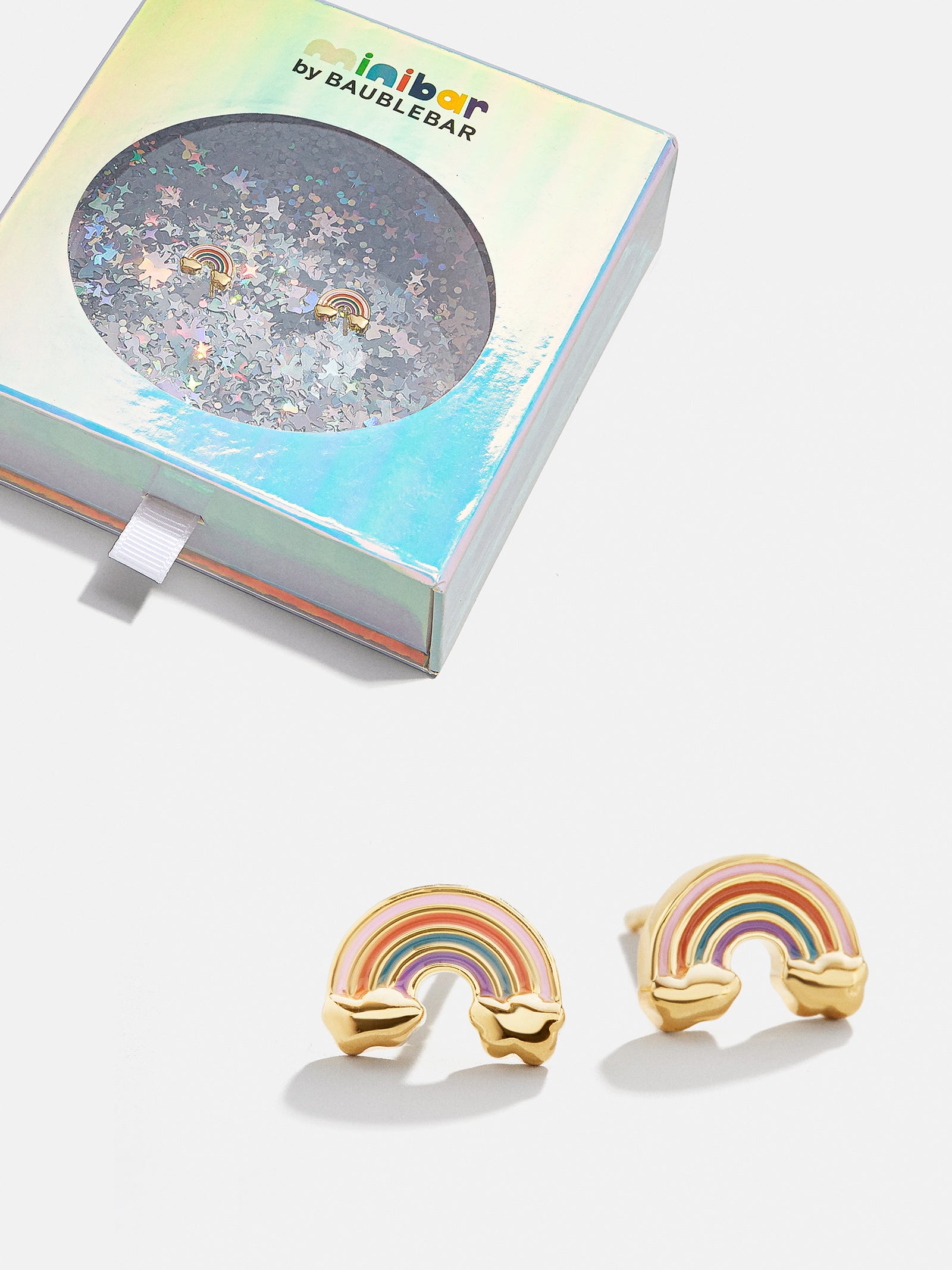 Over the Rainbow 18K Gold Kids' Earrings - Over The Rainbow - Image 3