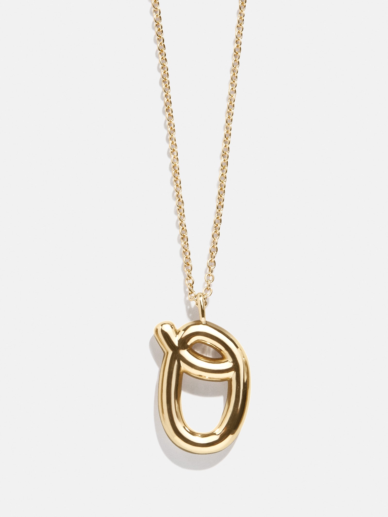 Bubble Script Initial Necklace - Bubble Script - Image 17