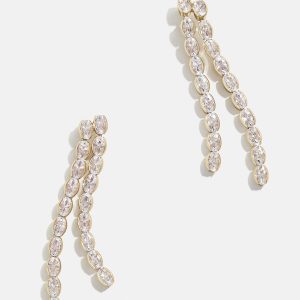 Ava Earrings - Gold/Pav??