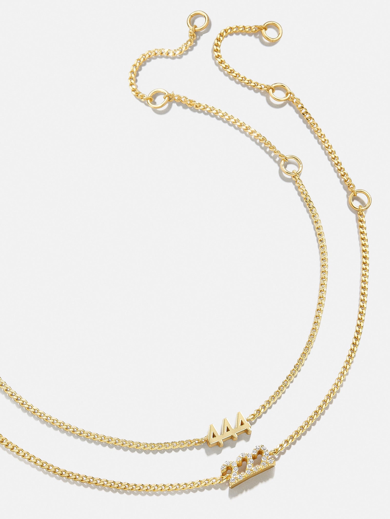 18K Gold Custom Angel Number Bracelet