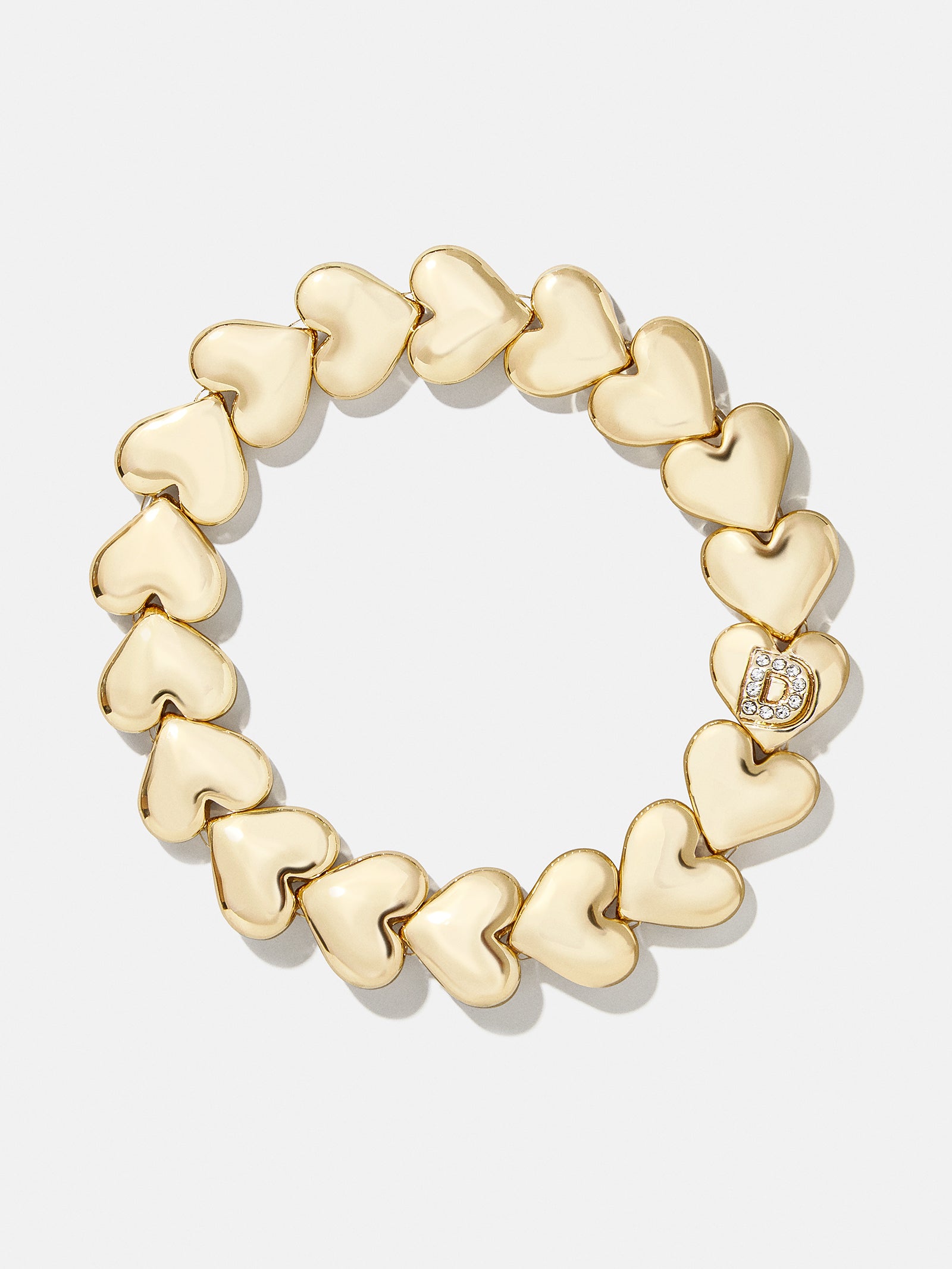 Caroline Initial Bracelet - Gold/Pav?? - Image 6