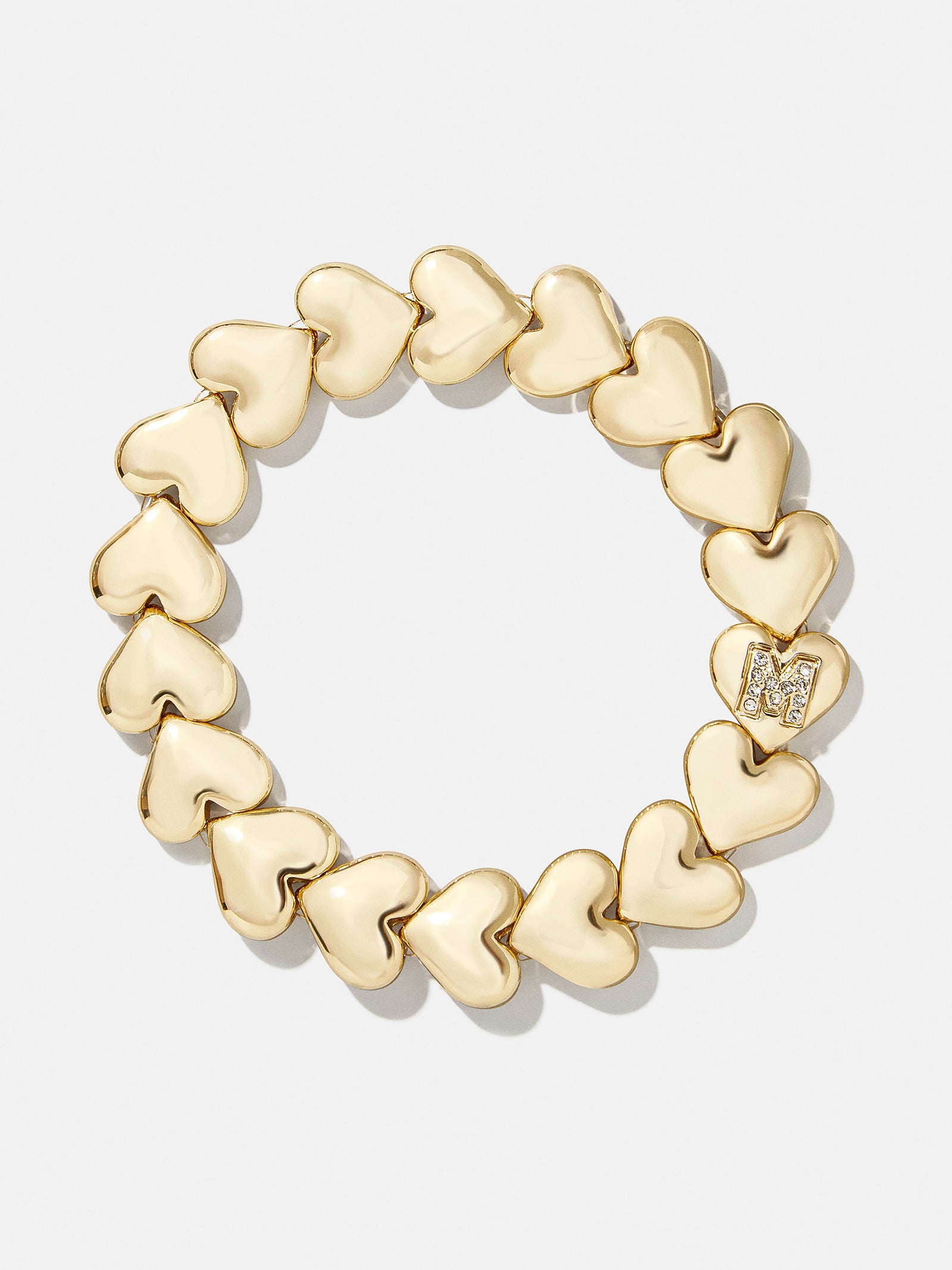 Caroline Initial Bracelet - Gold/Pav?? - Image 15