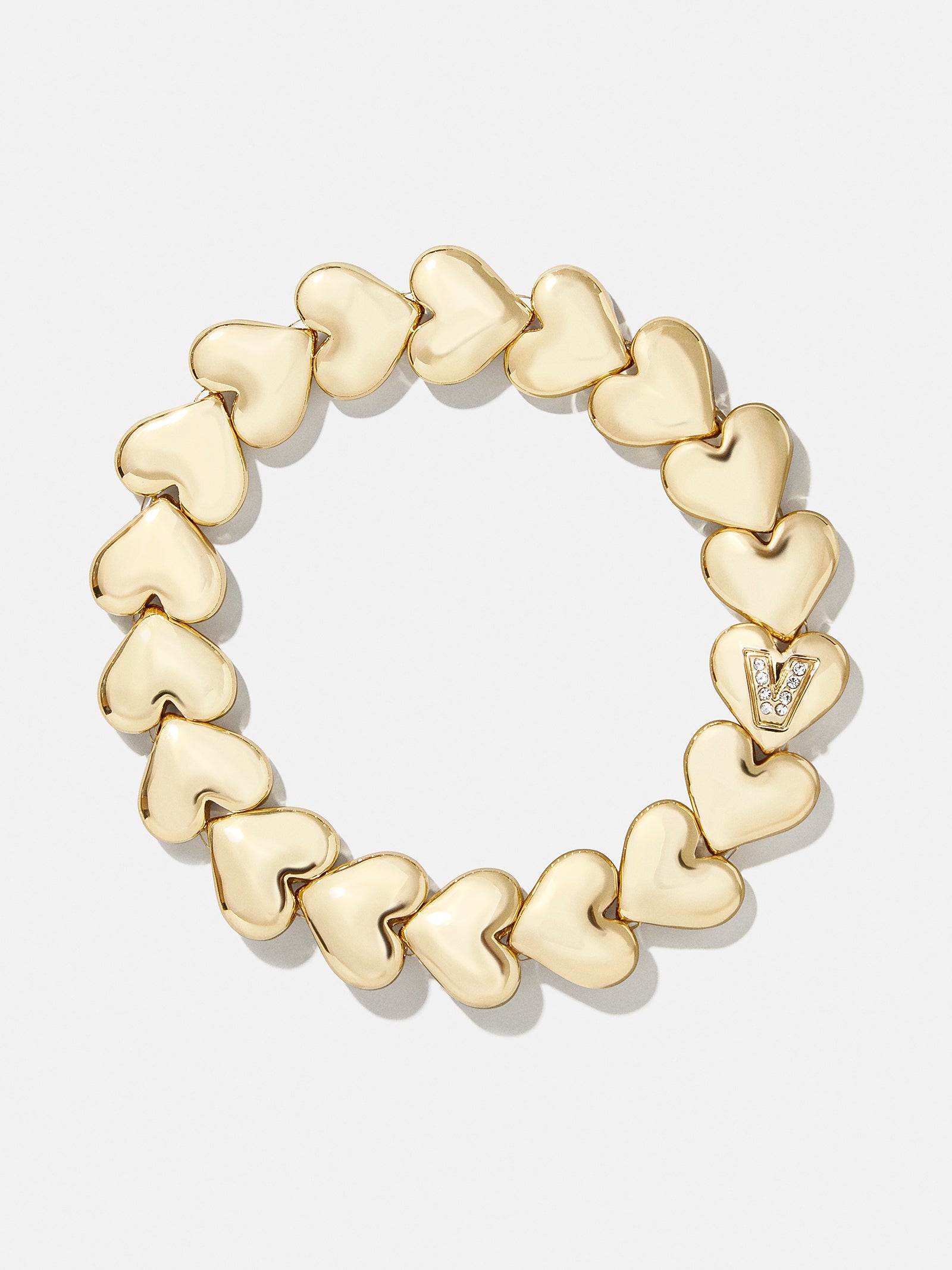 Caroline Initial Bracelet - Gold/Pav?? - Image 24