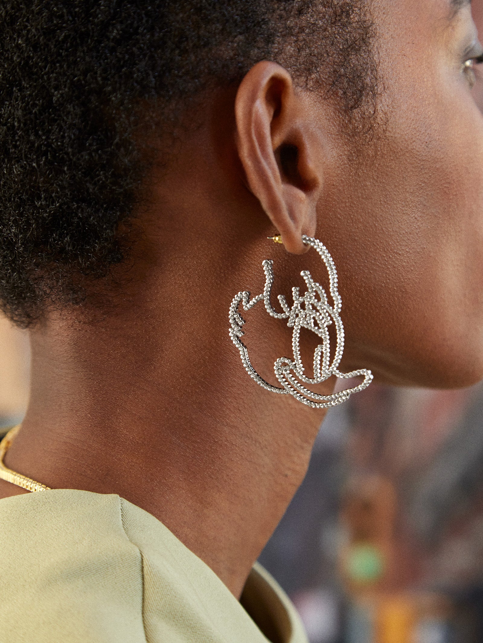 Disney Daisy Duck Silver Outline Earrings - Daisy Duck - Image 2