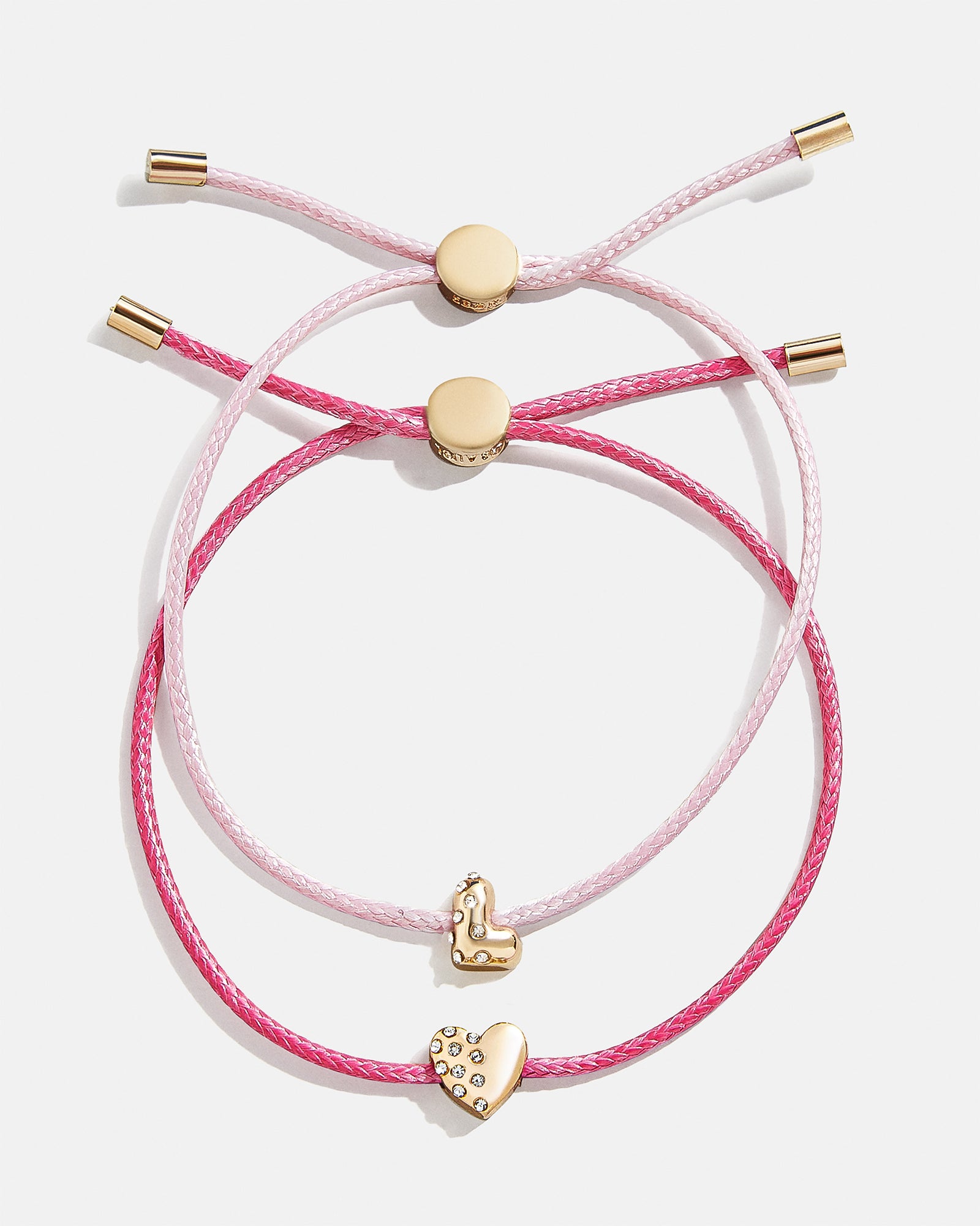 Kids' Cord Initial Bracelet Set - Pink - Image 14