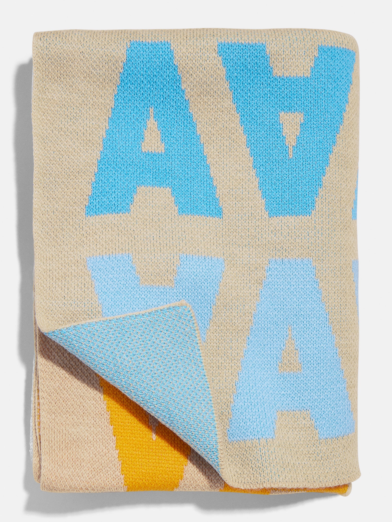 Ombre Initial Custom Blanket - Beige/Multi - Image 3