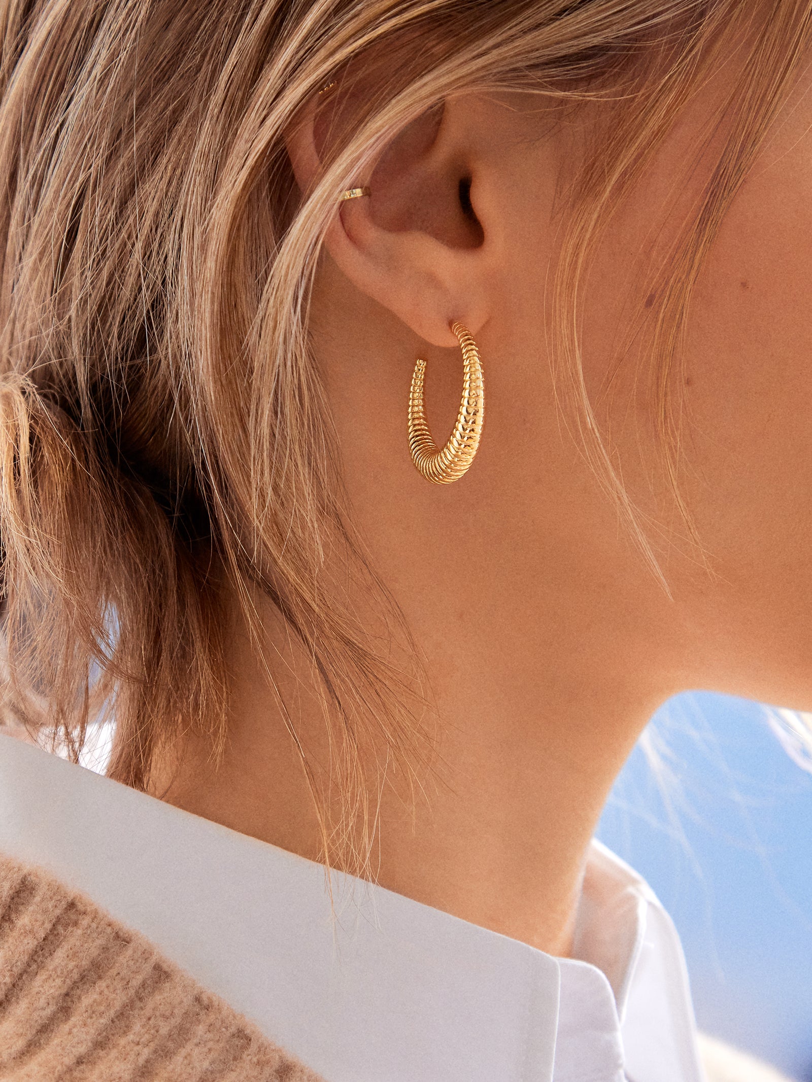 Audrey Earrings - Gold - Image 2