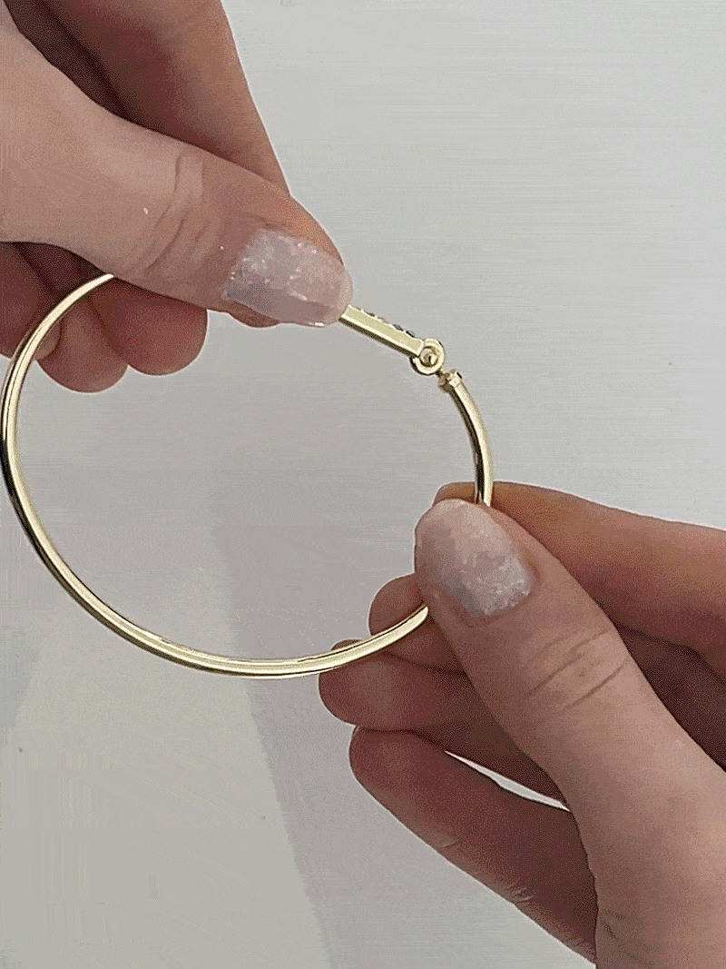 Tyler Hook Bracelet - Classic Pav?? Hook Bracelet - Image 3