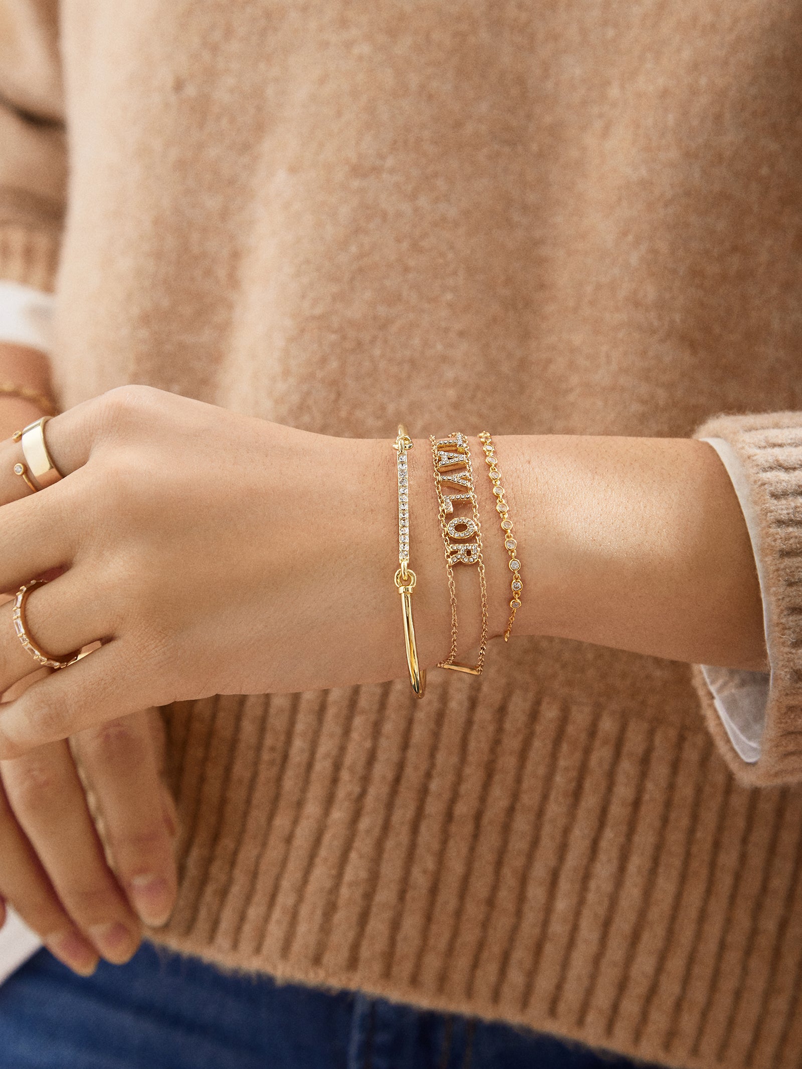 Tyler Hook Bracelet - Classic Pav?? Hook Bracelet - Image 2