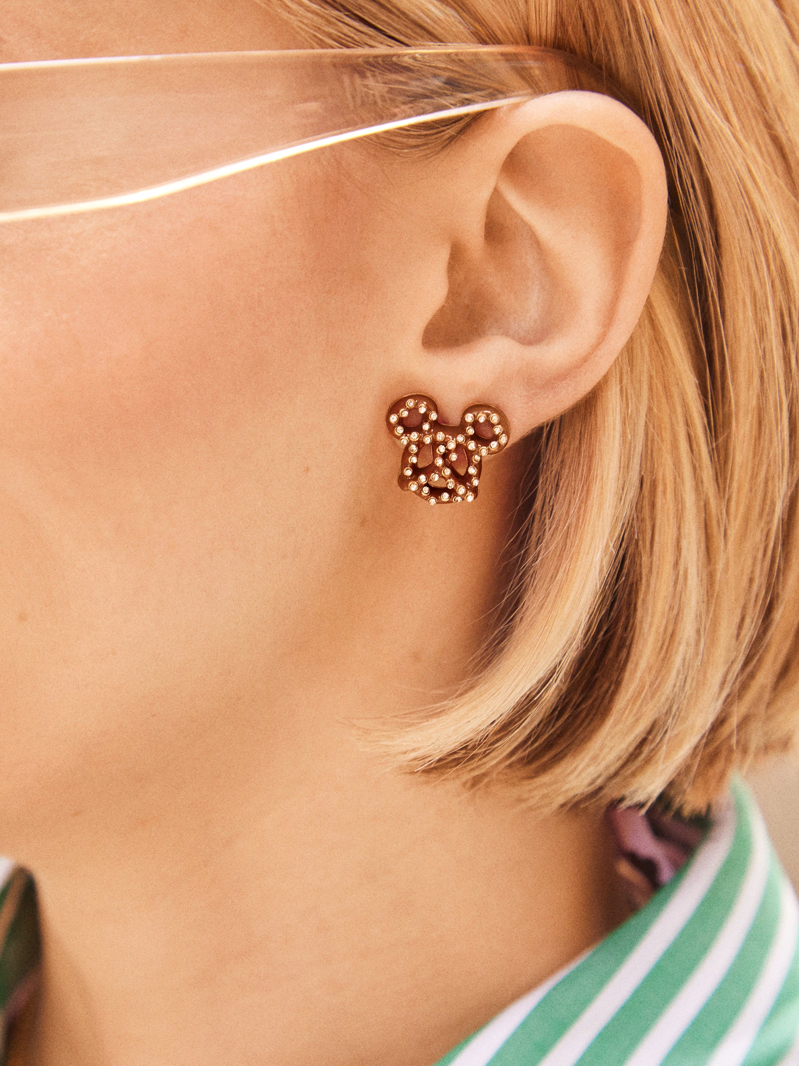 Mickey Mouse Disney Pretzel Earrings - Disney Pretzel Earring - Image 2