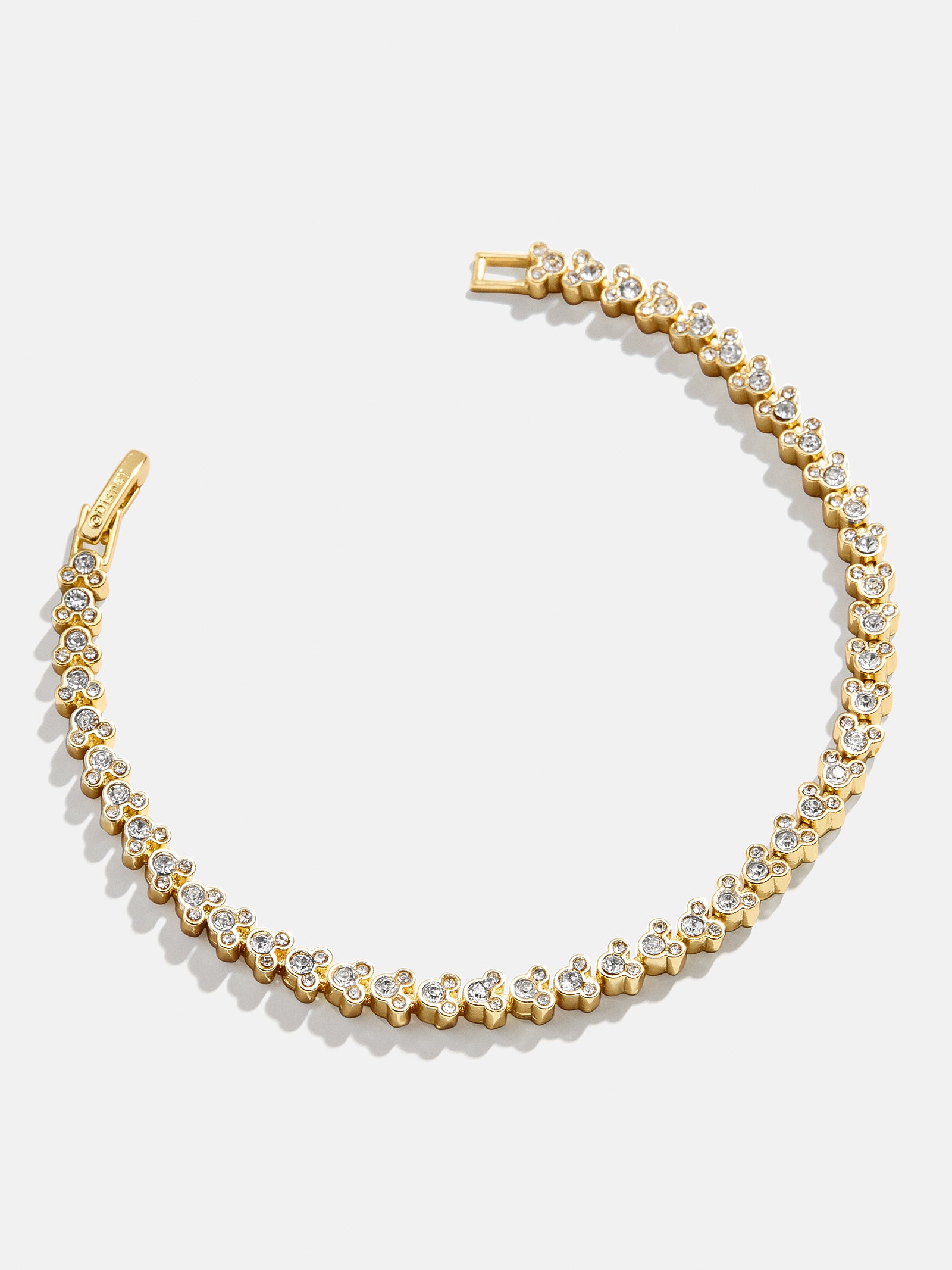 Mickey Mouse Disney Repeating Tennis Bracelet - Gold/Pav?? - Image 3