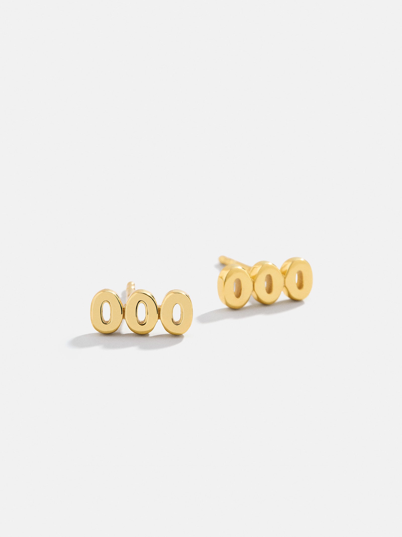 18K Gold Angel Number Earrings - Gold - Image 12