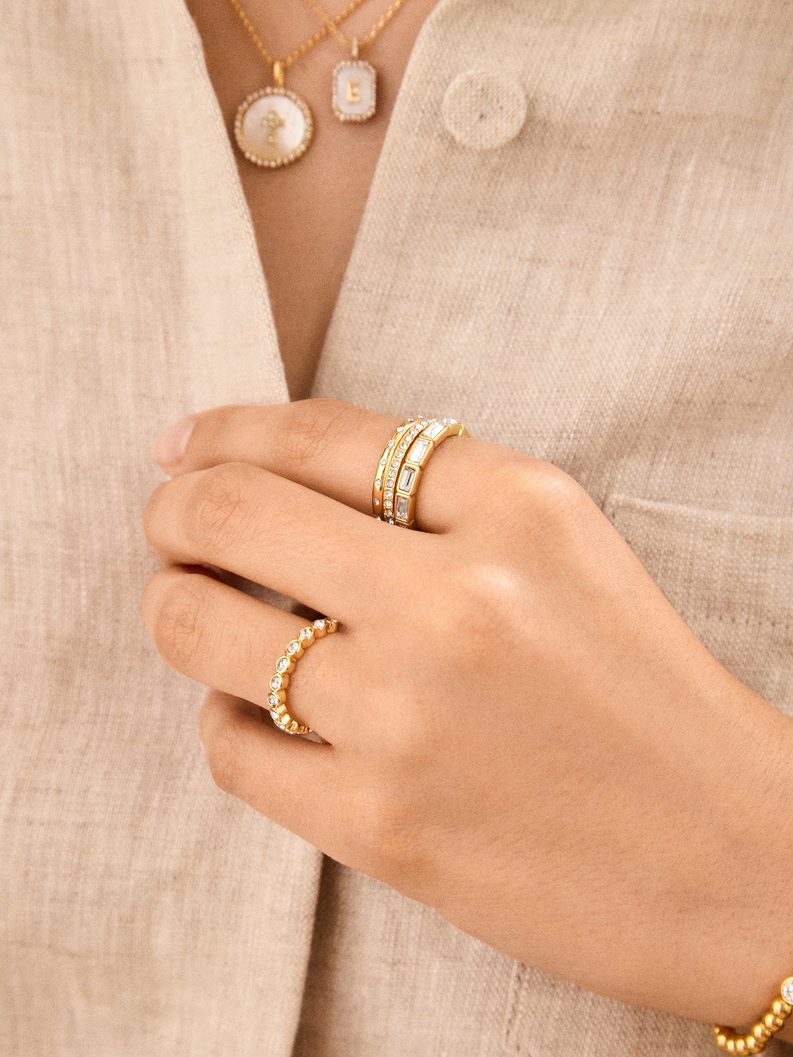 Poppy Ring - Gold/Pav?? - Image 2