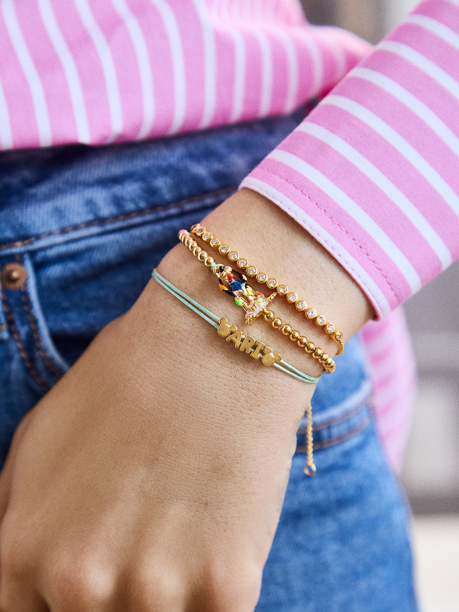 Pluto Disney Celebration Pisa Bracelet - Gold - Image 2