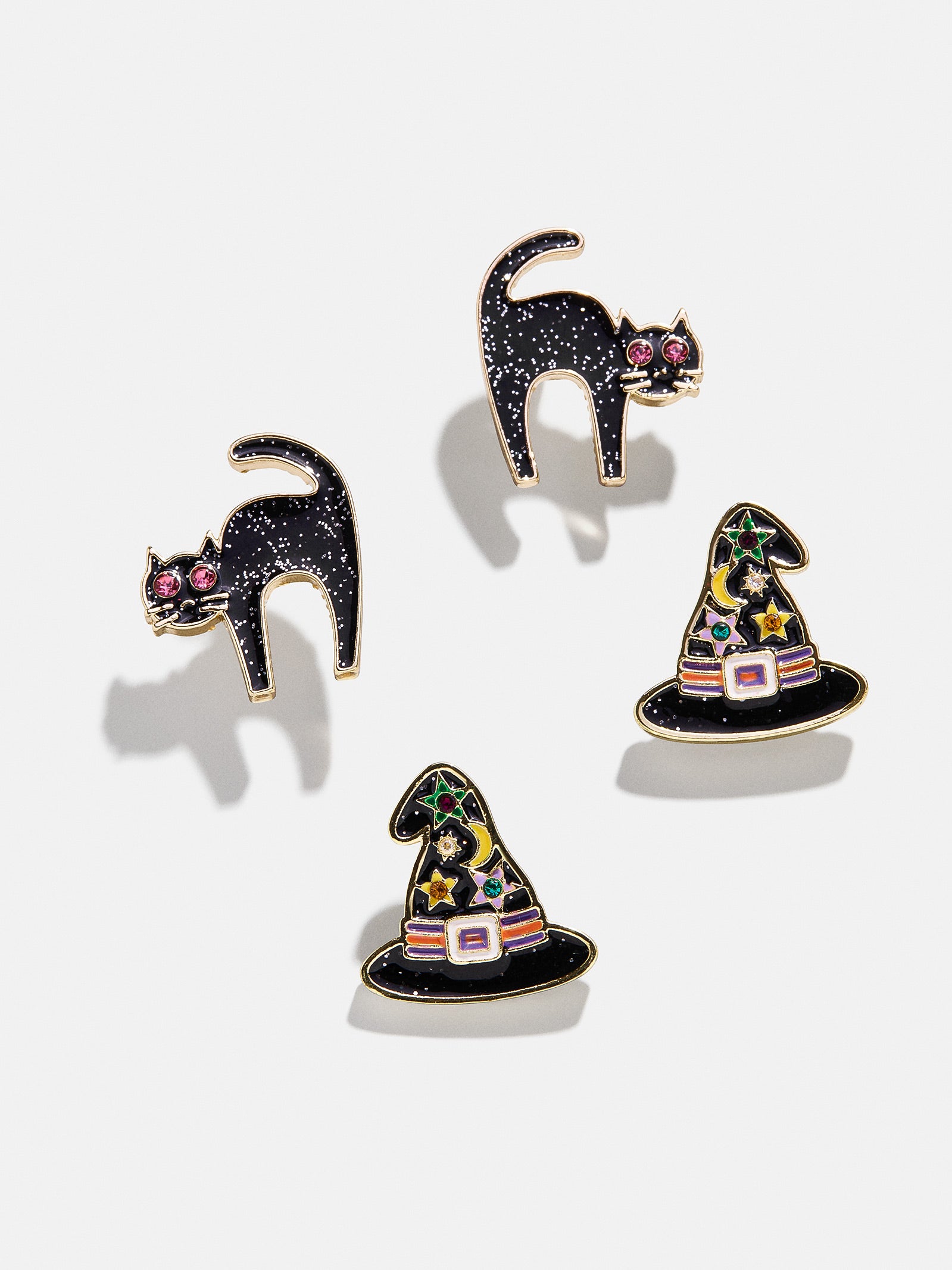 Spooky Season Kids' Earring Set - Witches Hat