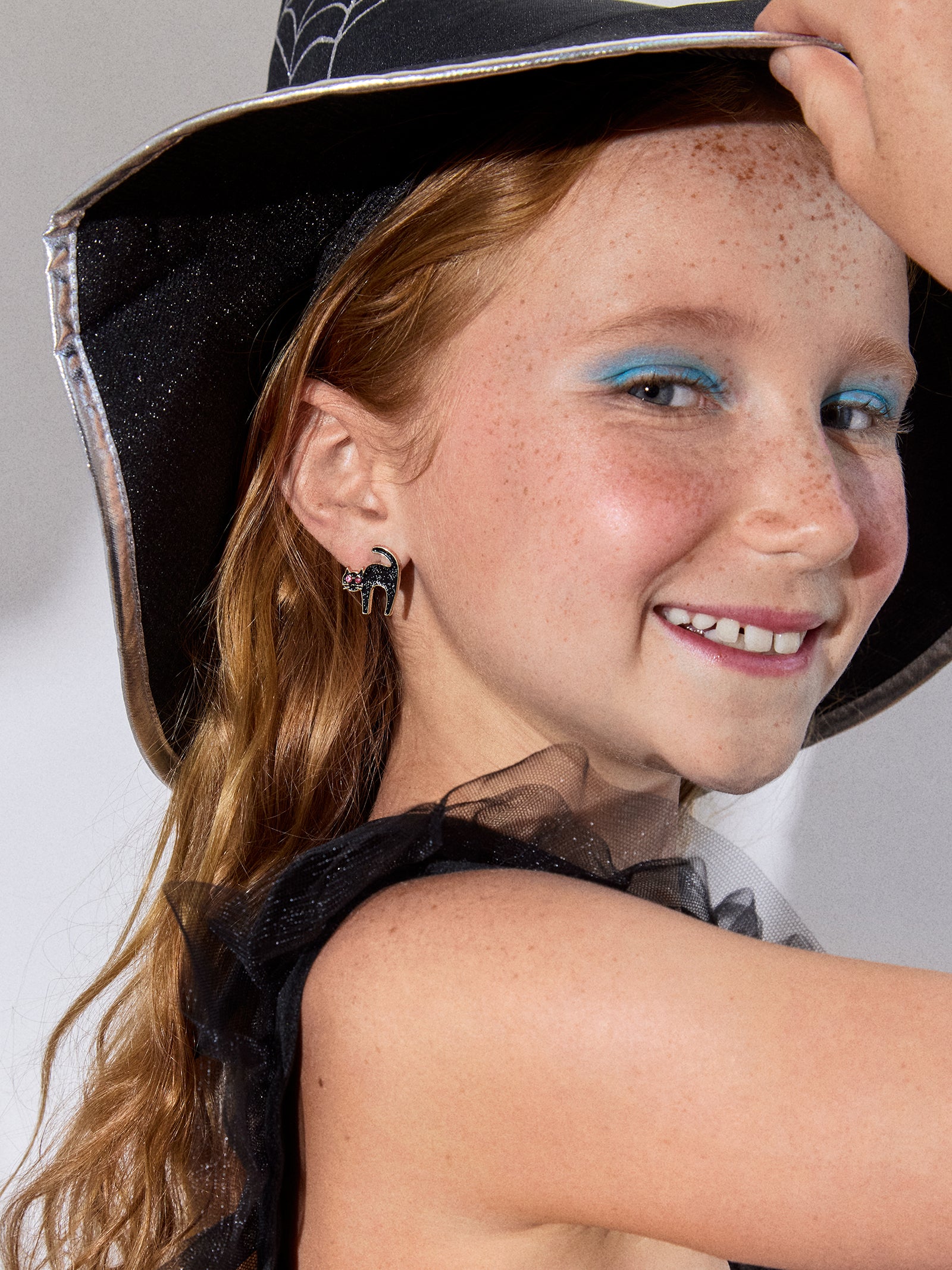 Spooky Season Kids' Earring Set - Witches Hat - Image 2