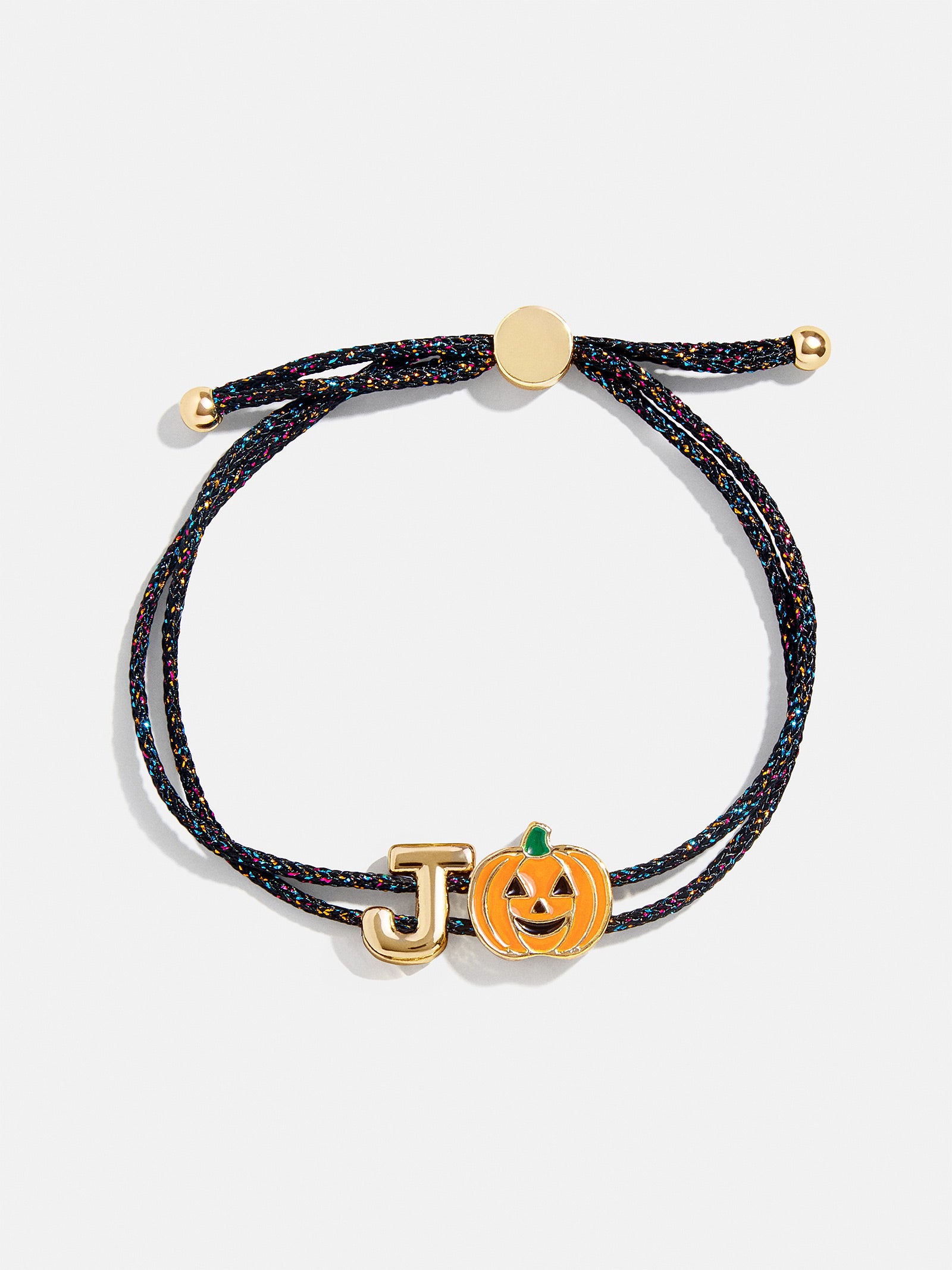 Kids' Halloween Initial Bracelet - Black/Orange - Image 12