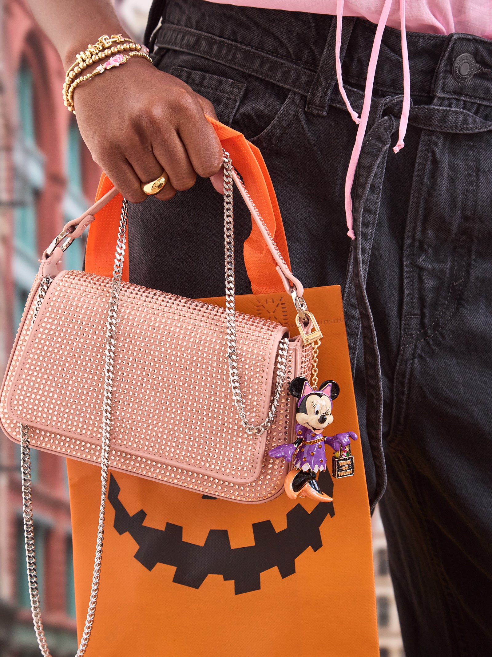 Minnie Mouse Disney Cat Glow-In-The-Dark Bag Charm - Minnie Mouse - Image 3