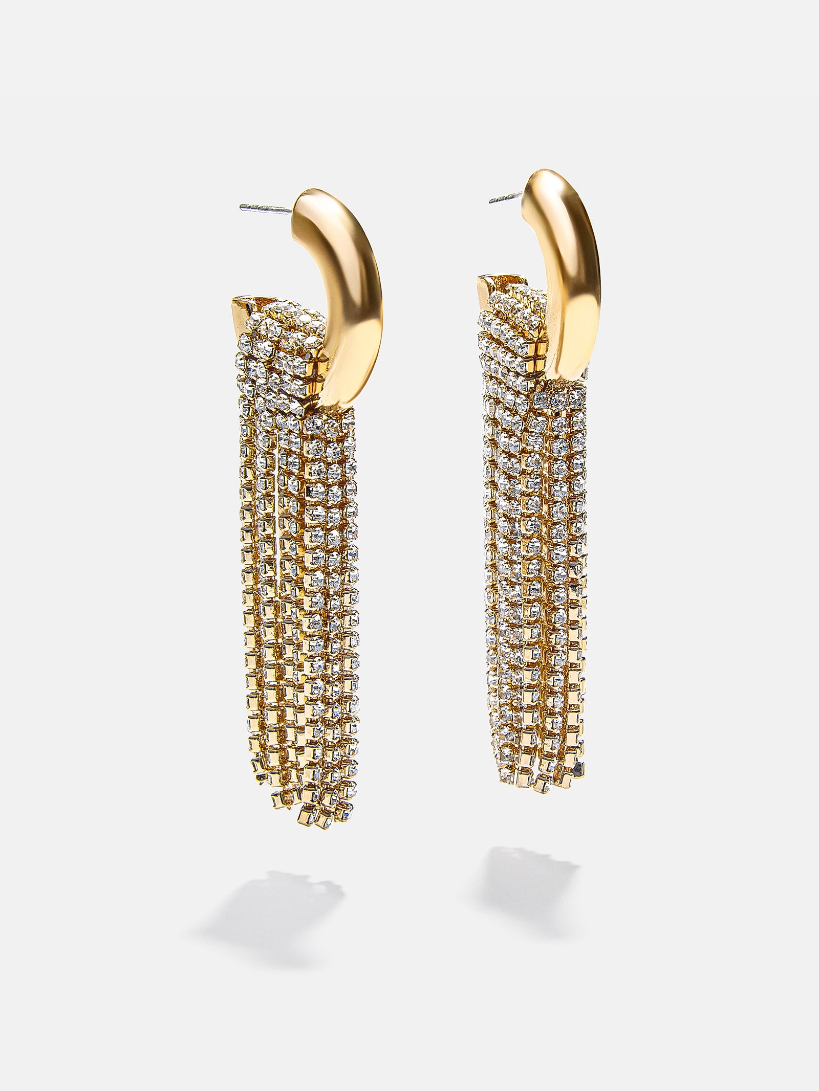 Talia Statement Earrings - Gold/Pav??