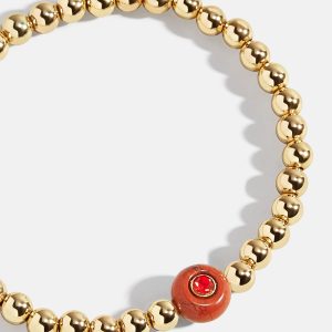 Semi-Precious Birthstone Pisa Bracelet - Garnet