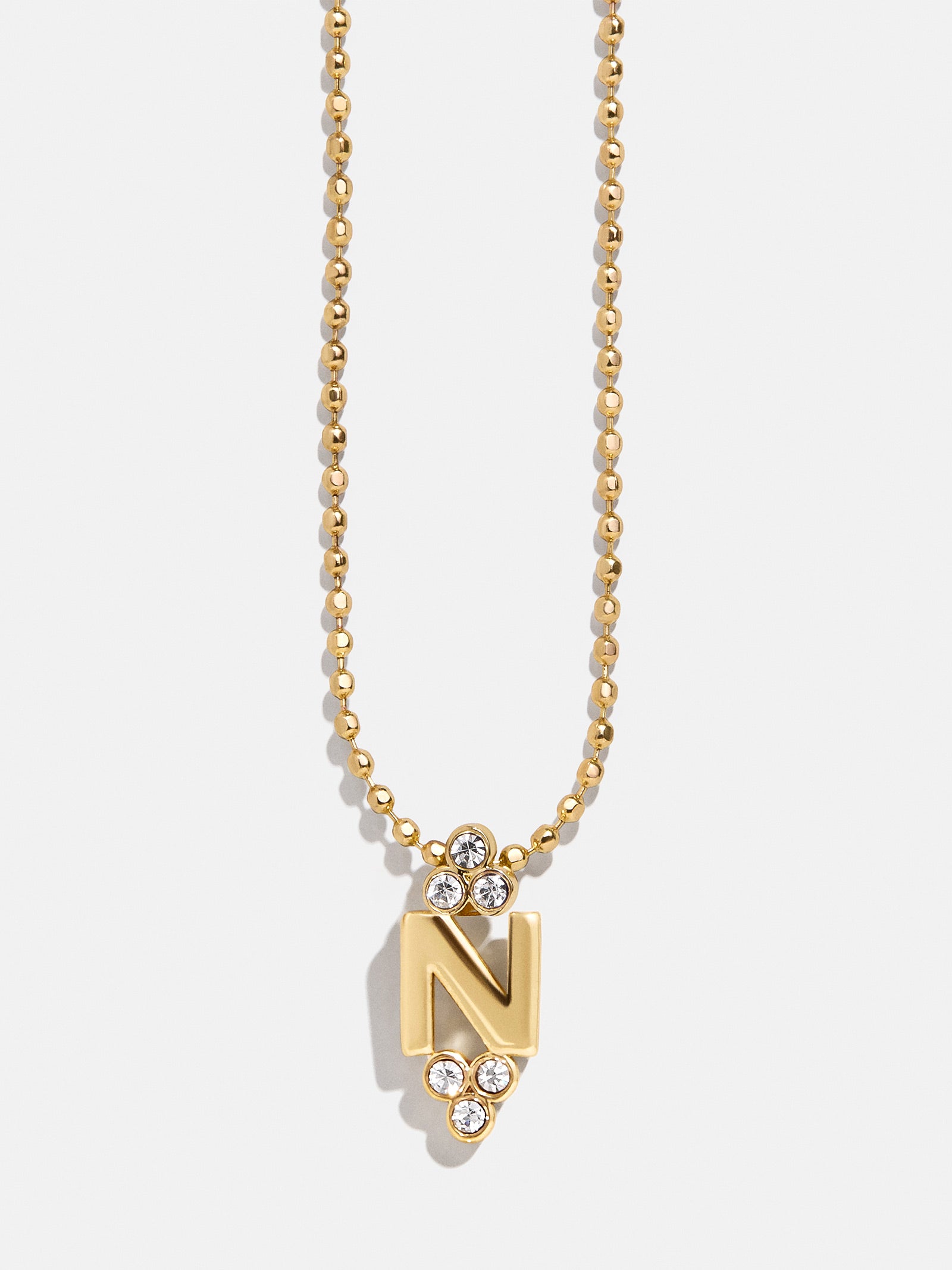 Initial Triad Necklace - Gold/Pav?? - Image 16