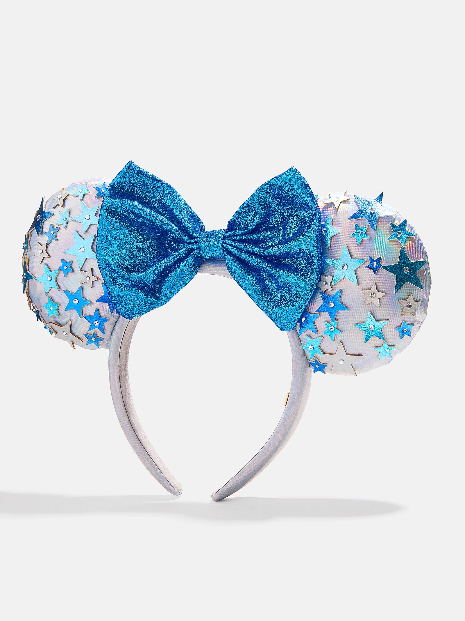 Disney Minnie Mouse Stars Ears Headband - Minnie Mouse Blue Star Ears - Image 3