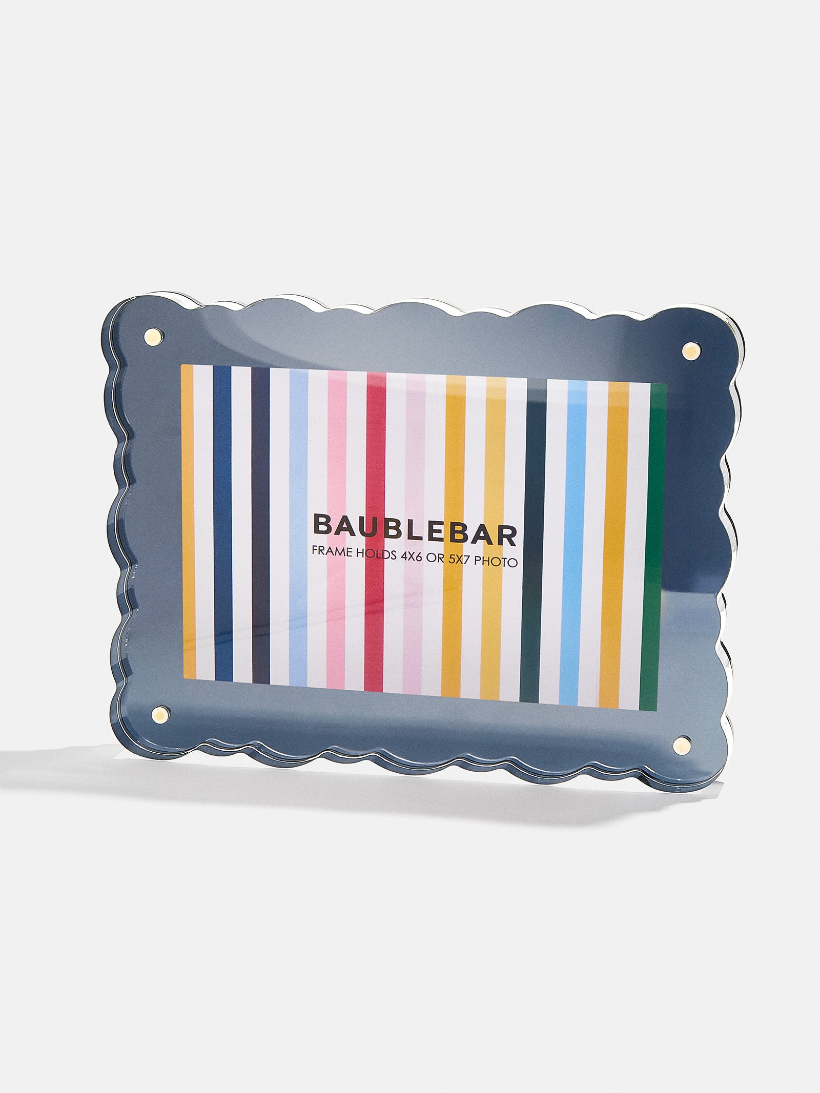 Picture Perfect Horizontal Acrylic Frame - Scalloped Shape - Image 5